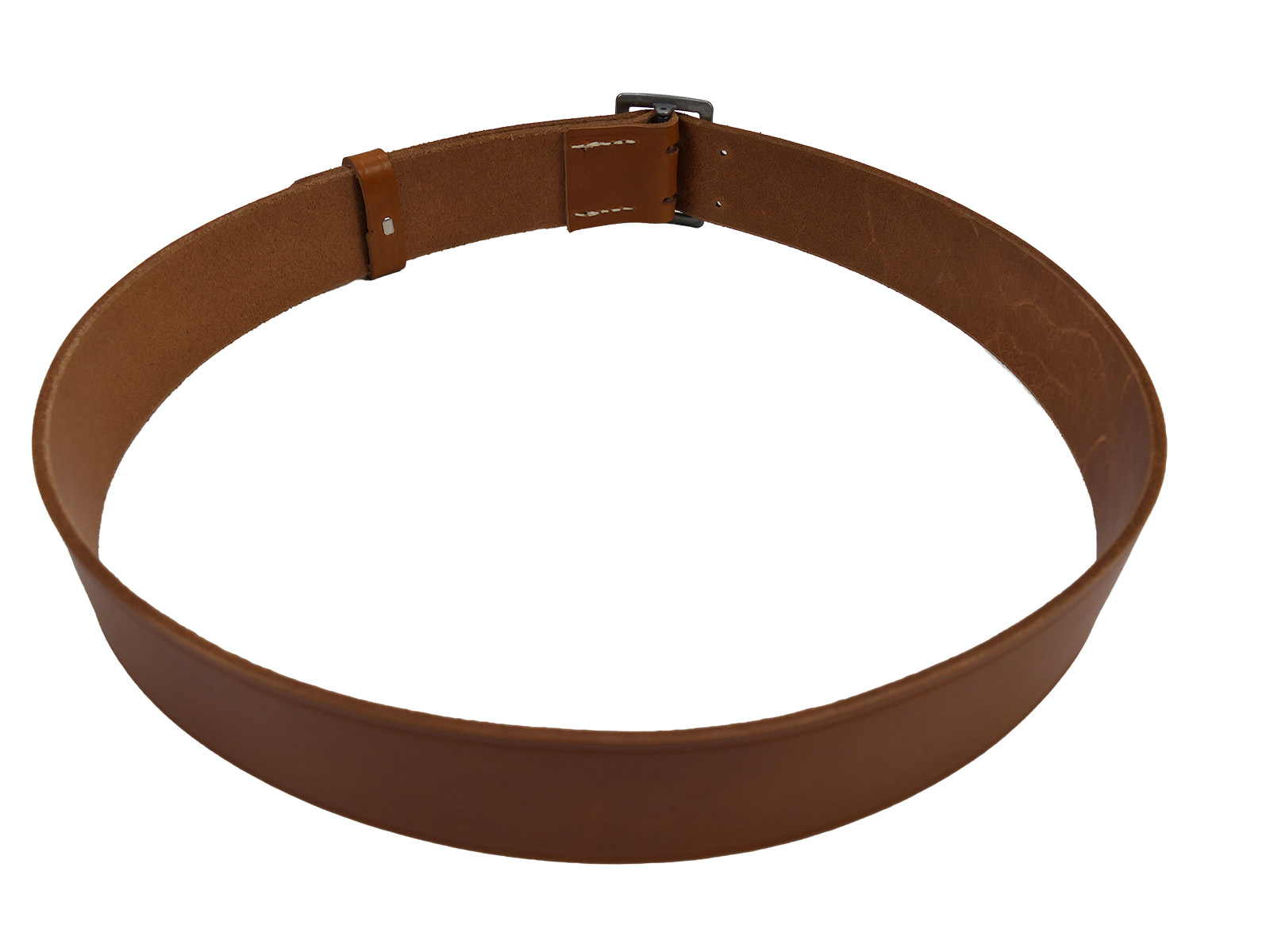 Offiziers Zweidornkoppel Braun 50mm Koppel Lederkoppel Braun Gesamtlänge 125cm COLLECTION