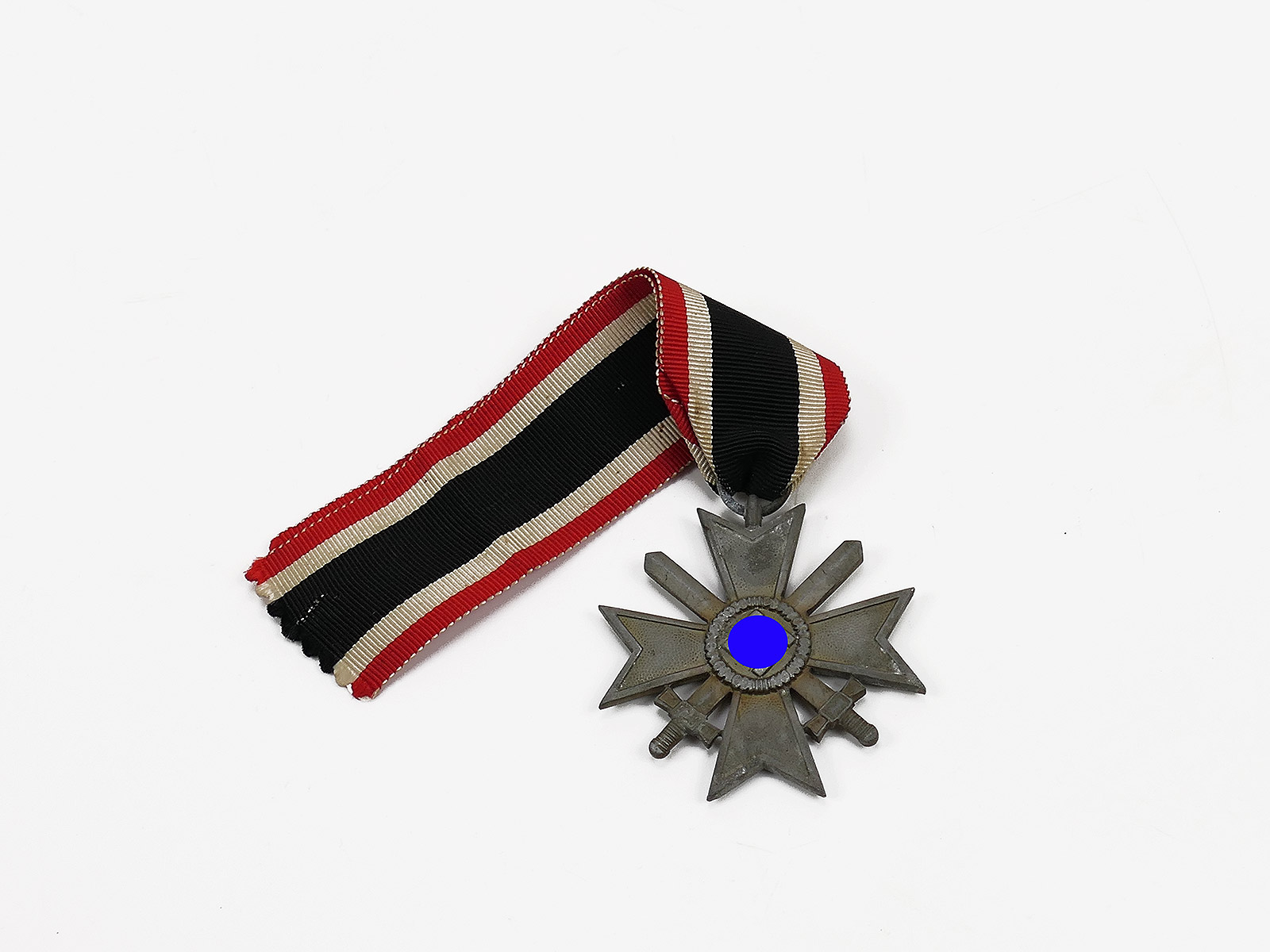 Original Kriegsverdienstkreuz 2.Klasse mit Schwertern KVK 1939 mit Band Hersteller 45