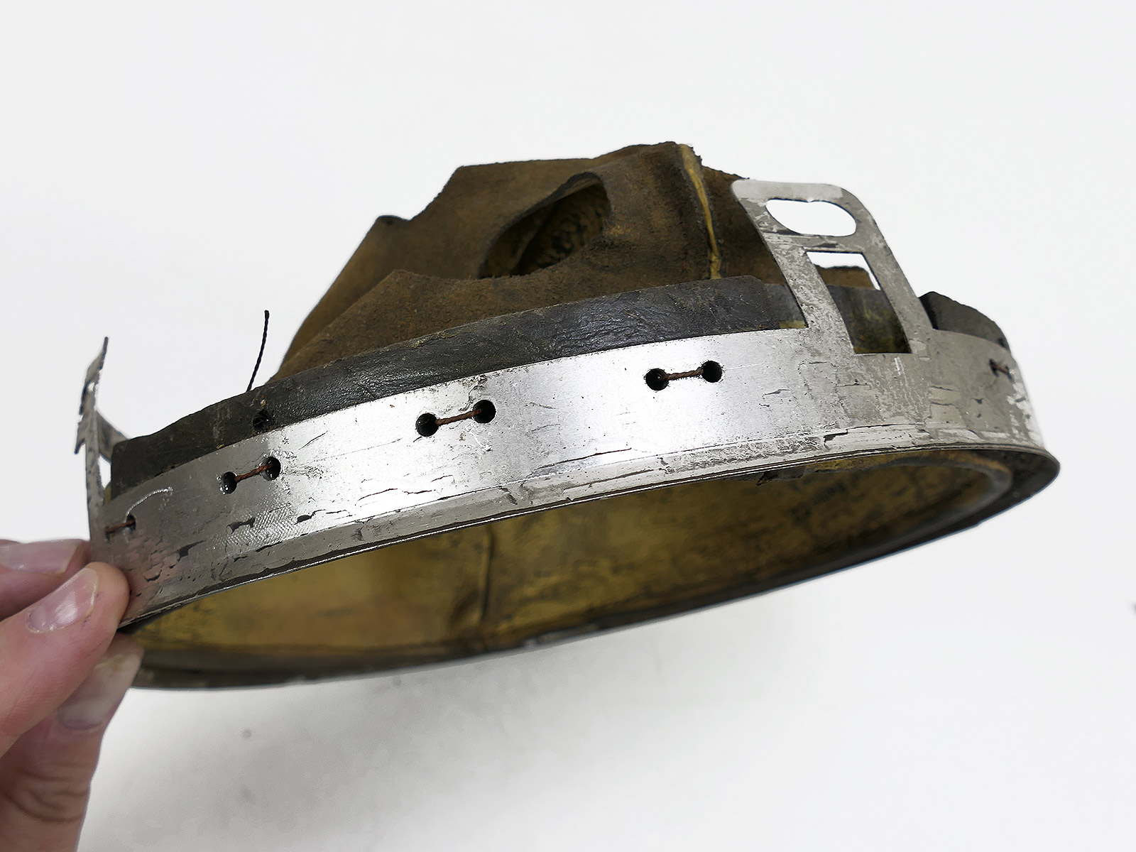Liner Helmfutter Fallschirmjägerhelm M38 Stahlhelm Innenfutter BATTLE WORN