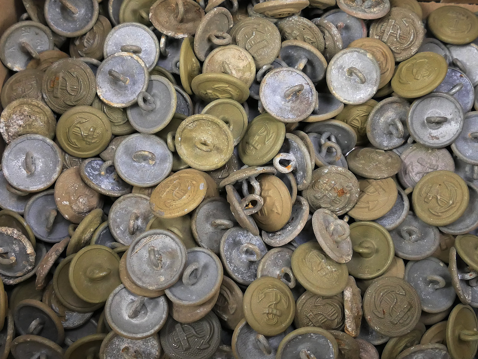 P1435210 1x Stück Marine Uniform Knopf 21mm Tropen Kriegsmarine Knöpfe Uniformknöpfe