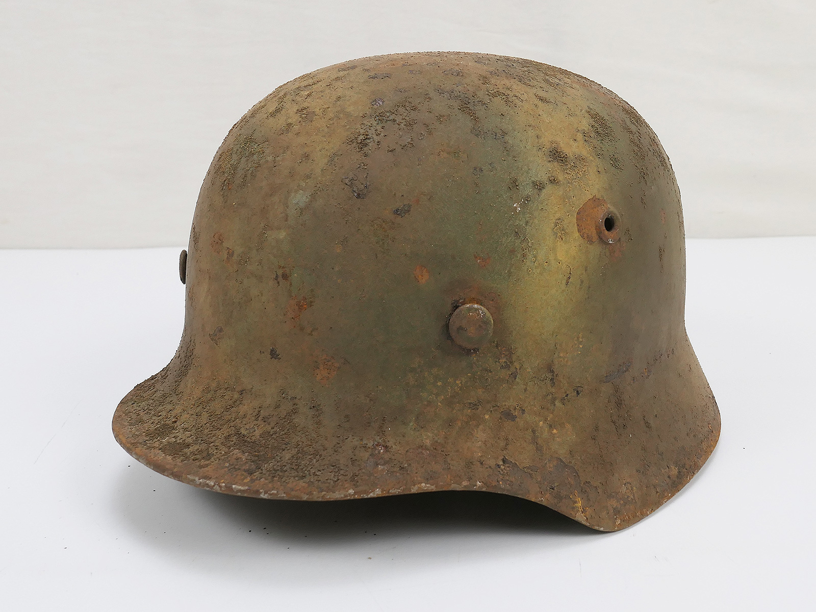 WSS Panzerdivision Stahlhelm GLOCKE M35 Antik Battleworn Gr.56/57