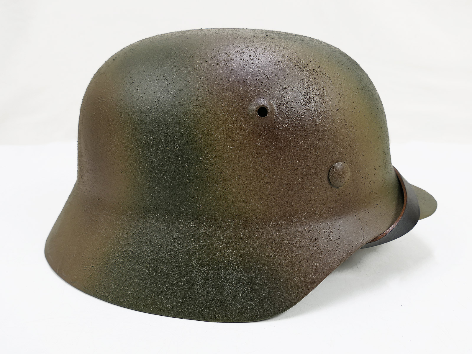 #92 Wehrmacht Normandie camouflage Stahlhelm M35 M40 Rauhtarn Tarnhelm Gr.59/60