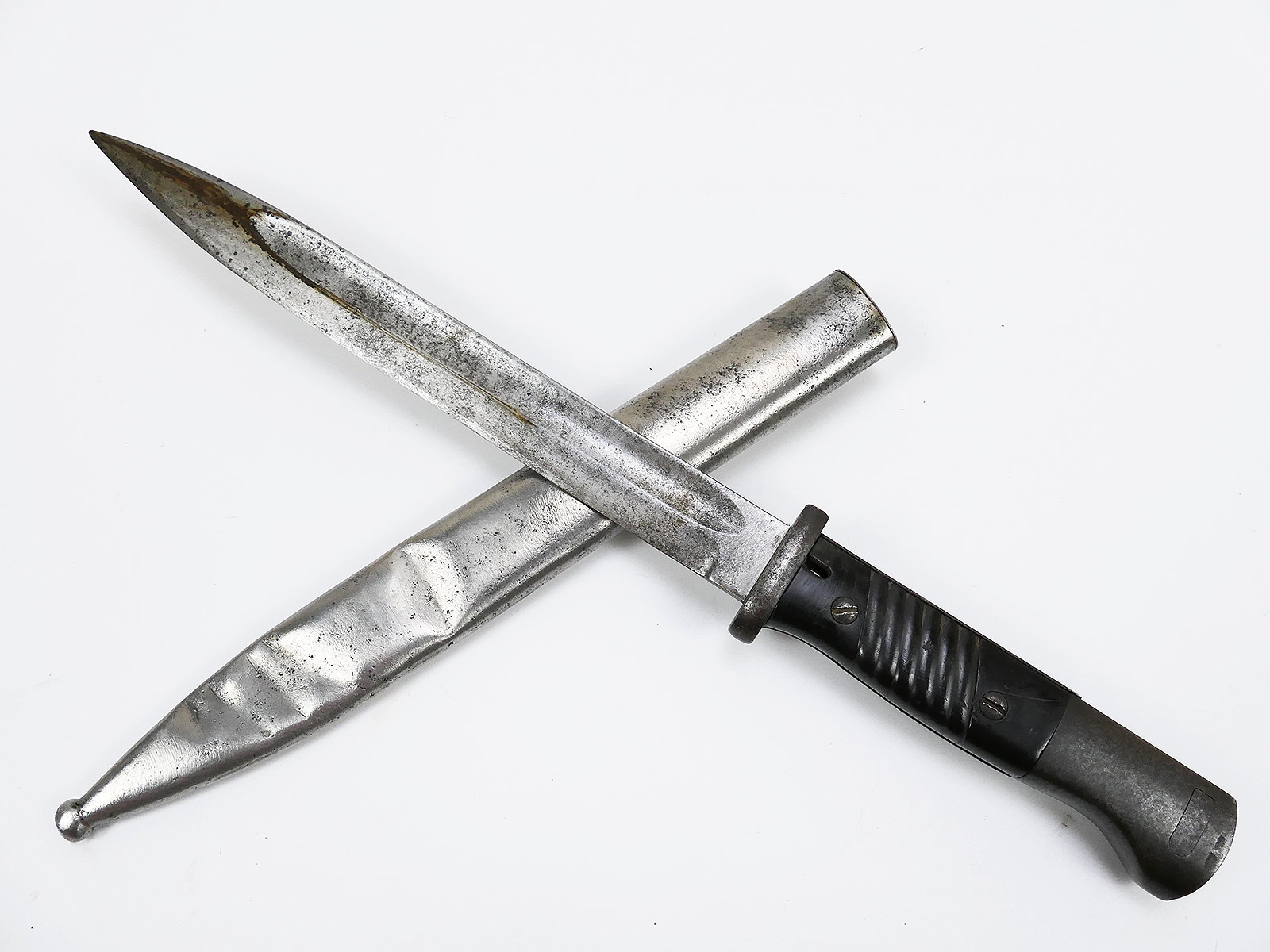P1257669 #49/ Wehrmacht Bajonett M84/98 K98 / Seitengewehr E.u.F.Hörster 1939 Nummerngleich