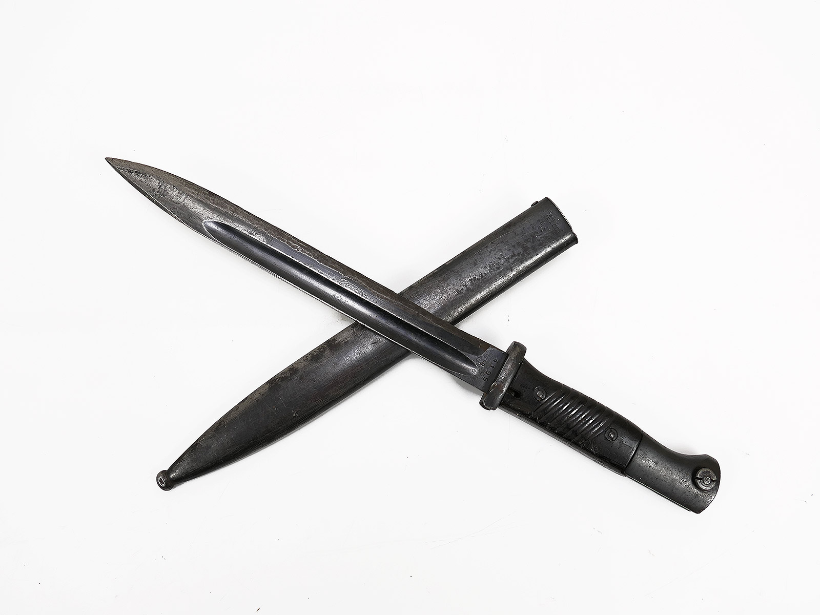 #A8 Wehrmacht Bajonett M84/98 K98 / Seitengewehr NUMMERNGLEICH 41 cof