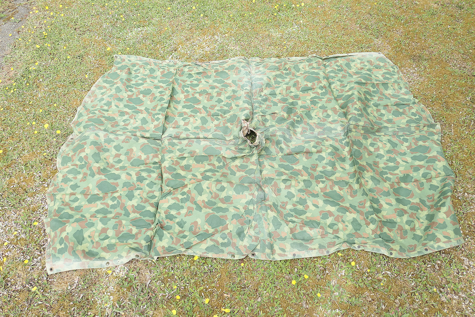 #AA USMC MARINES WW2 Pacific Poncho camouflage 1945 Duck hunter Jungle shelter