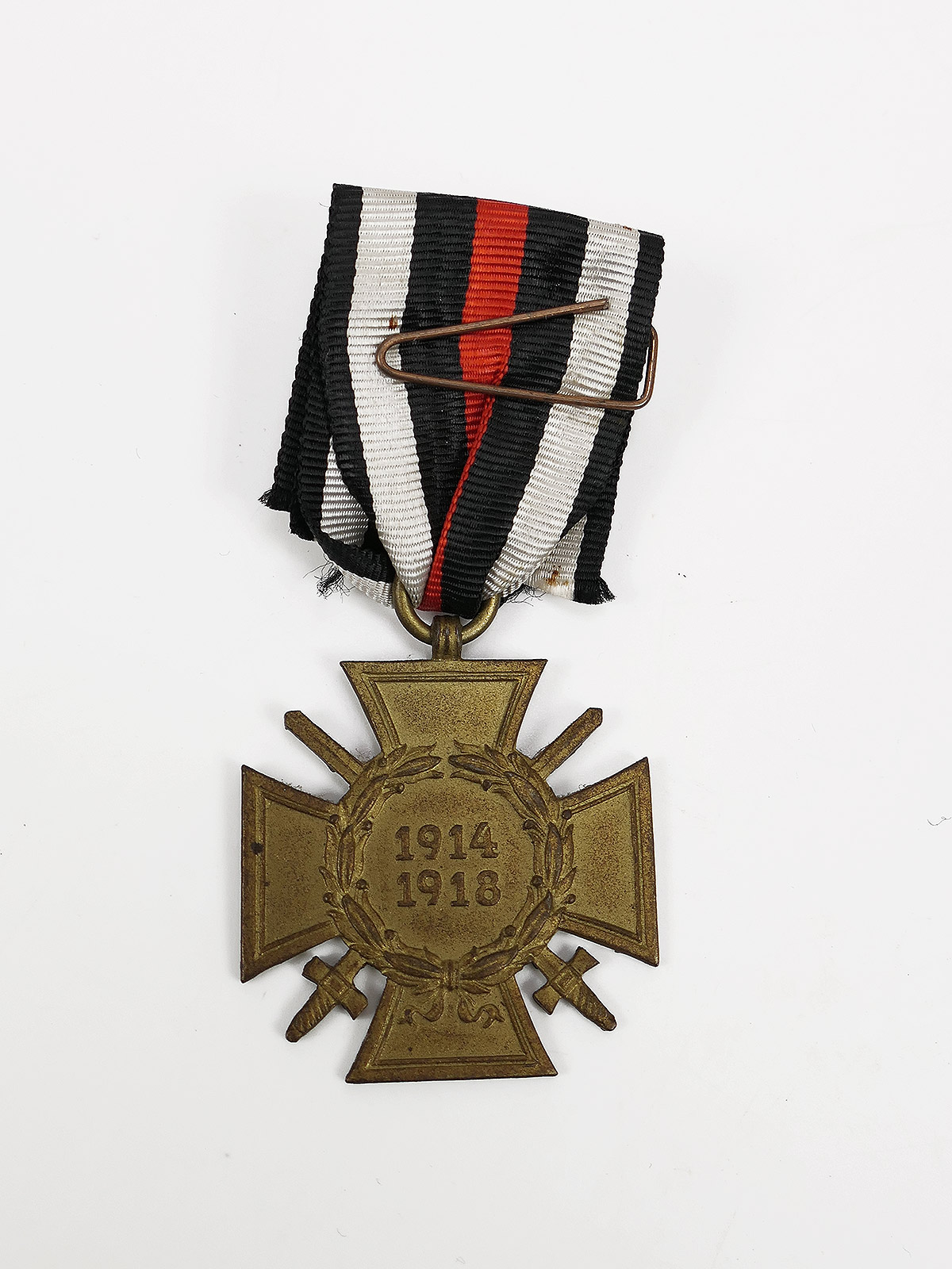 WK1 Kriegsteilnehmer Ehrenkreuz 1914/1918 Frontkämpfer mit Hersteller