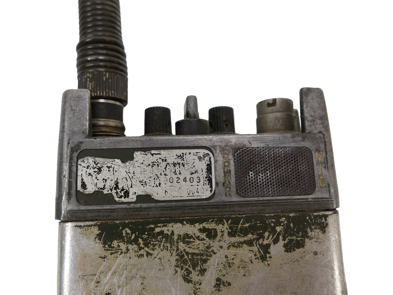 US Marines WW2 Vietnam Hand Funkgerät PRC-68 Squad Radio Receiver mit Antennenfuß Adapter