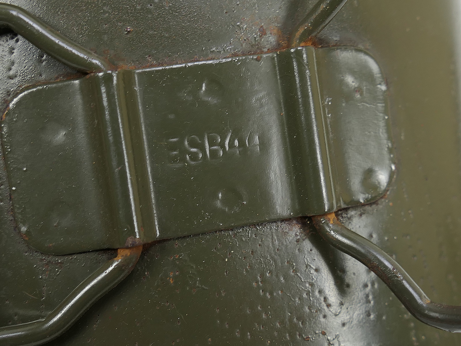 Wehrmacht Feldflasche MN42 mit Stahl Becher Wasserflasche TOP COLLECTION BATTLE WORN