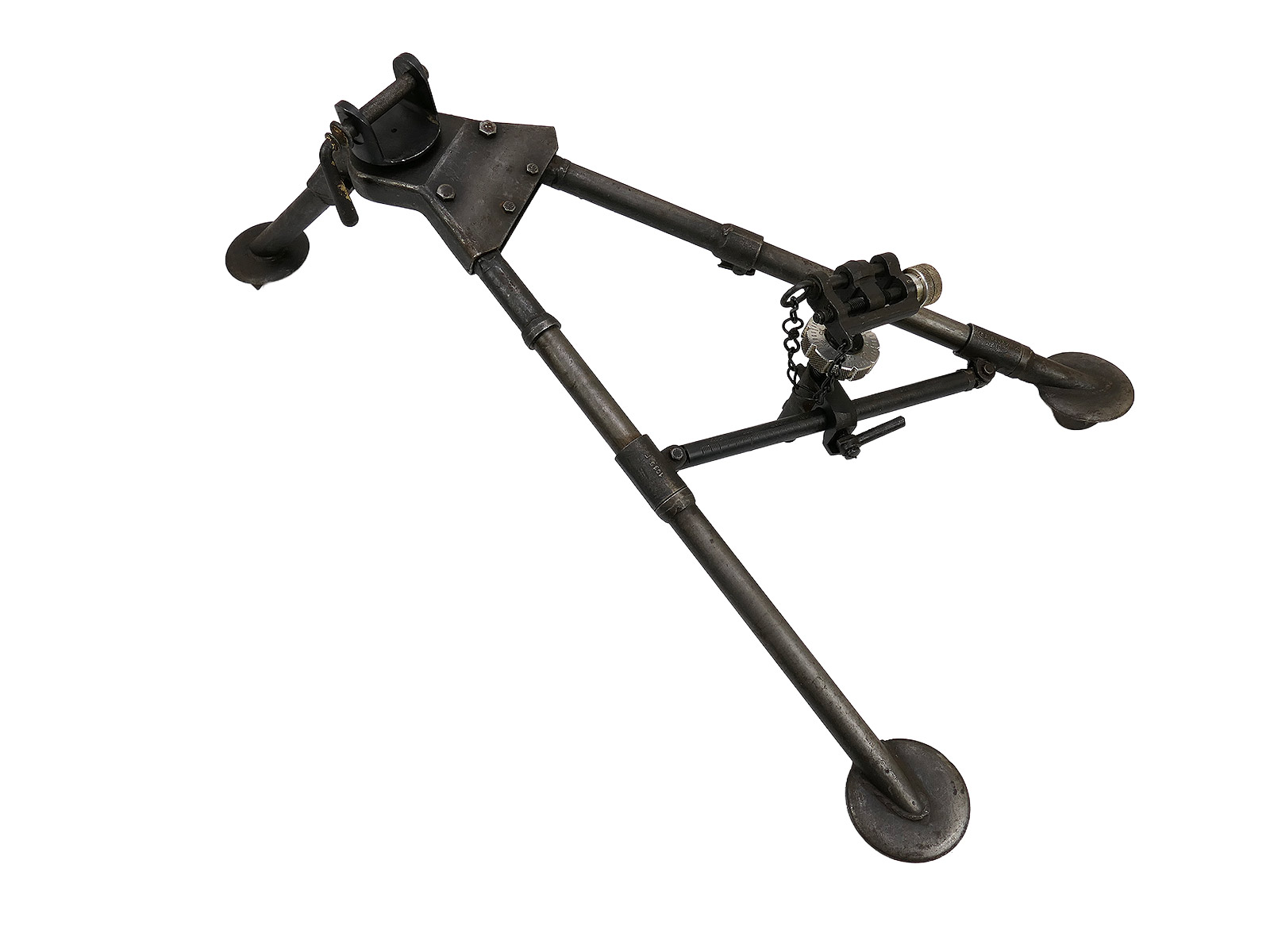 US Mount Tripod für Browning Cal.30 M2 Dreibein Erd Lafette + Pintle T&E Aufsatz