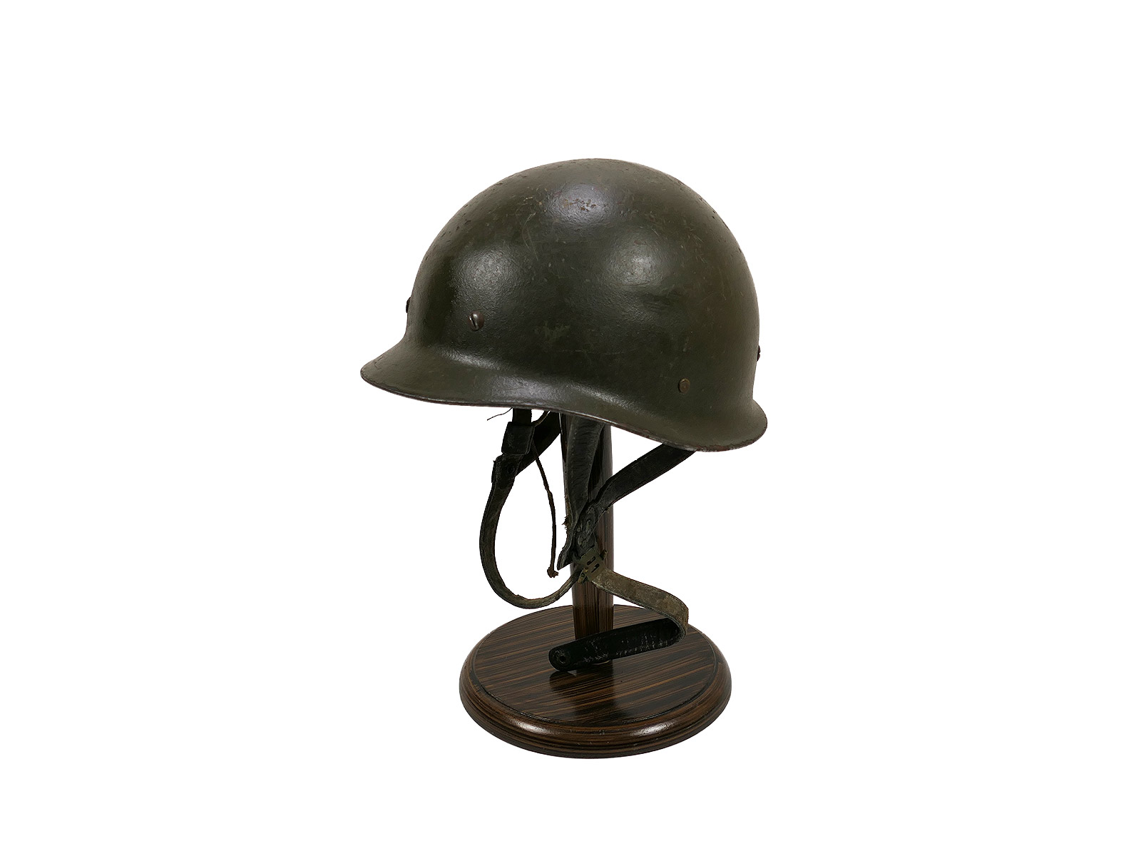 Original BW Fallschirmjägerhelm frühe Bundeswehr Fallschirmspringer Helm Stahlhelm