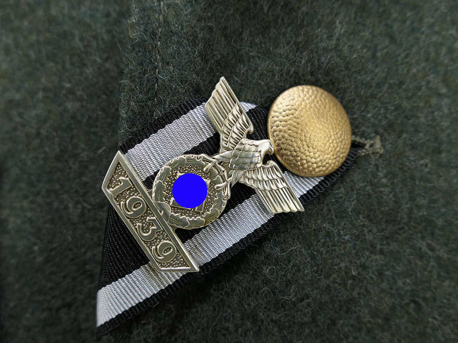 Wehrmacht M36 Uniform Feldbluse General Gr.54 mit Ritterkreuz Pour Le Merite Spanienkreuz effektiert