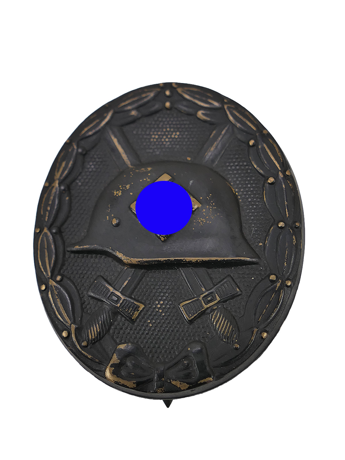 Wehrmacht Original WW2 Verwundetenabzeichen Schwarz an Nadel