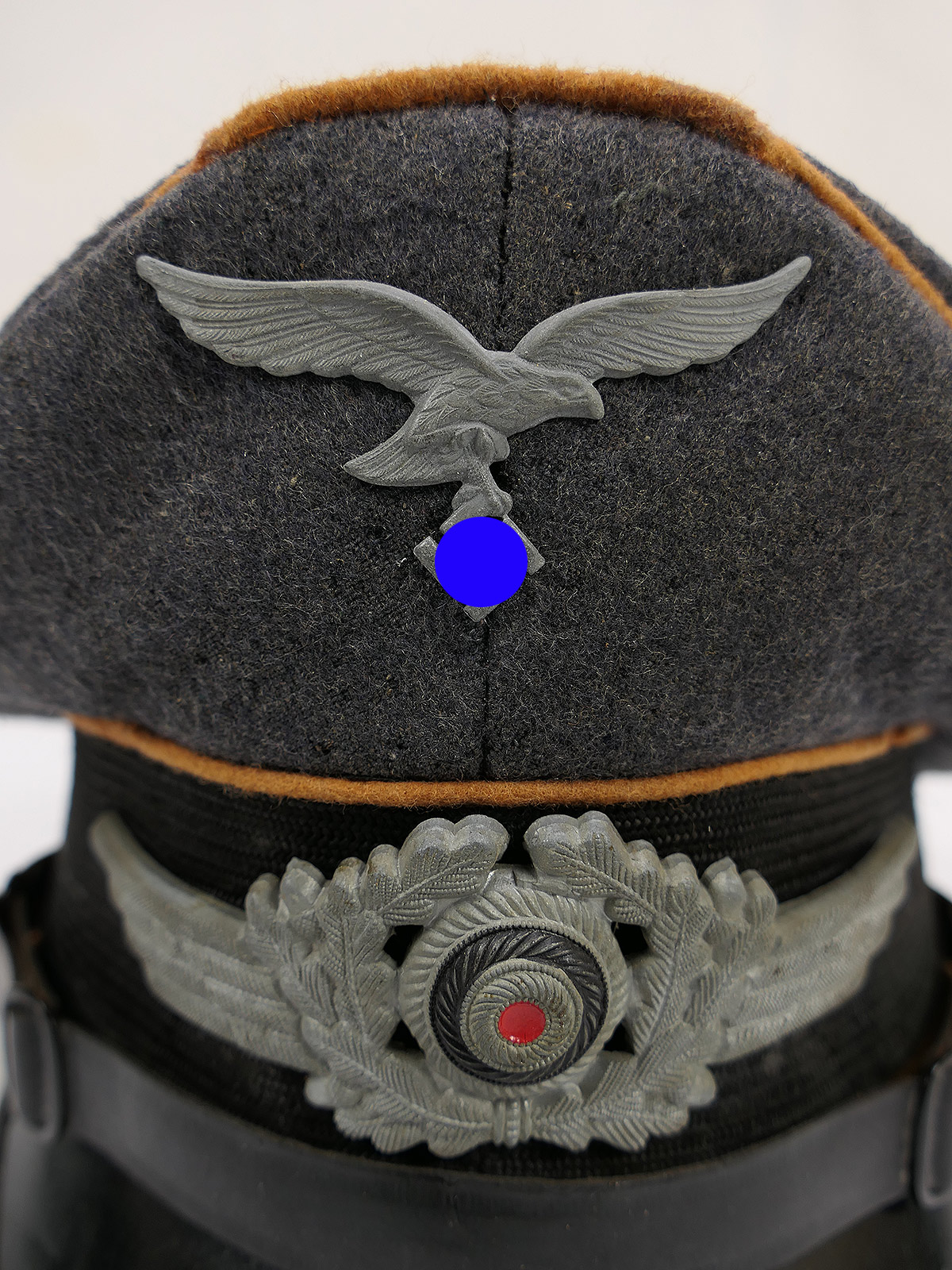 Original LUFTWAFFEN Schirmmütze Flieger Fallschirmjäger komplett effektiert COLLECTION