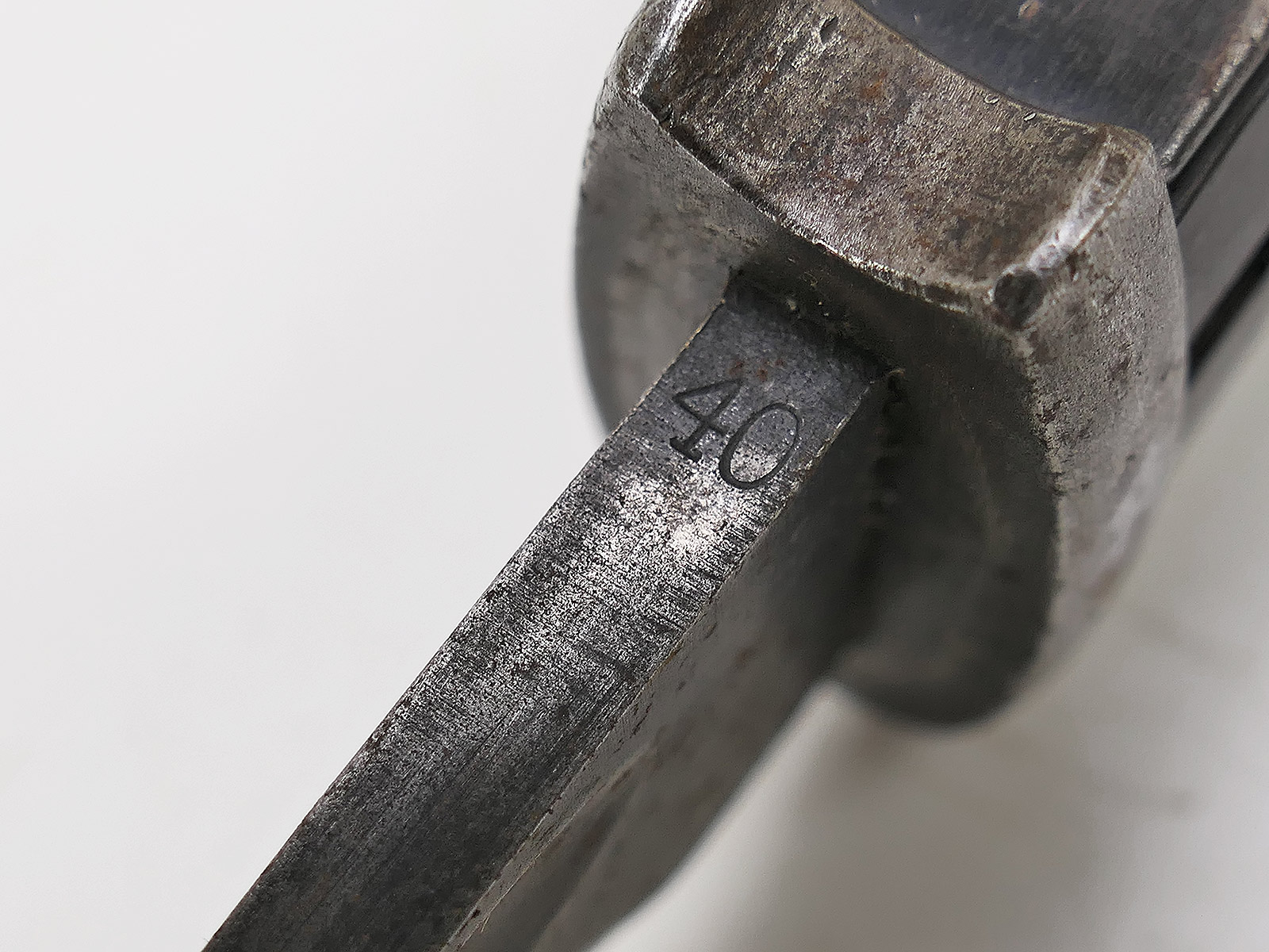 Wehrmacht Bajonett M84/98 Jos Corts 1940 Karabiner K98 / Seitengewehr mit Scheide BATTLE WORN