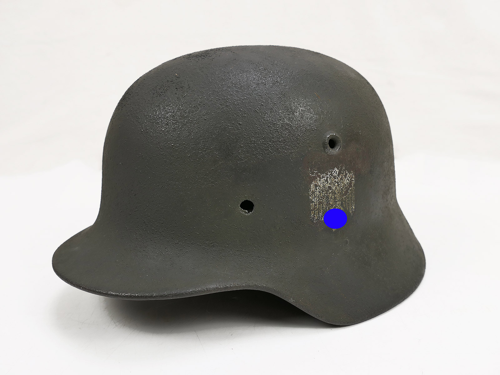 Original Wehrmacht Stahlhelm GLOCKE M40 SD ET64 Antik COLLECTION BATTLE WORN