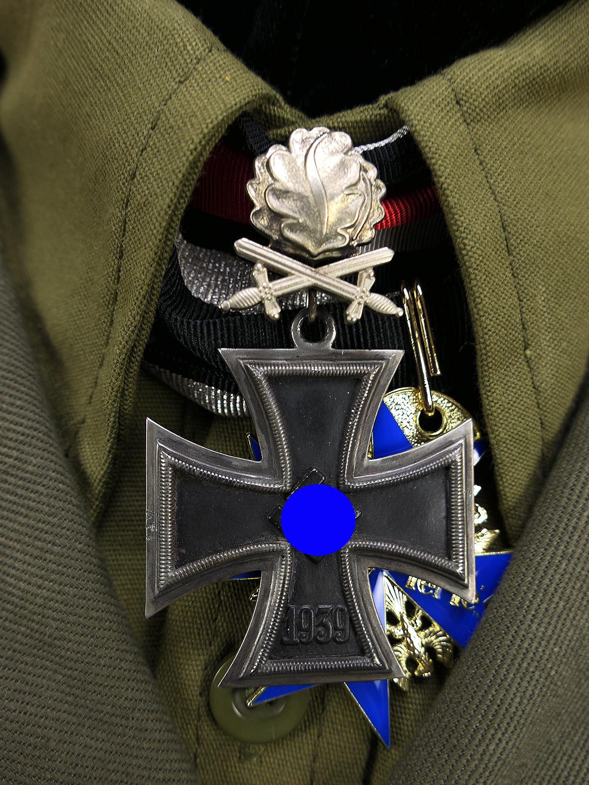 Uniform Generalfeldmarschall Erwin Rommel Afrikakorps Ritterkreuz Pour Le Merite mit Koppel General