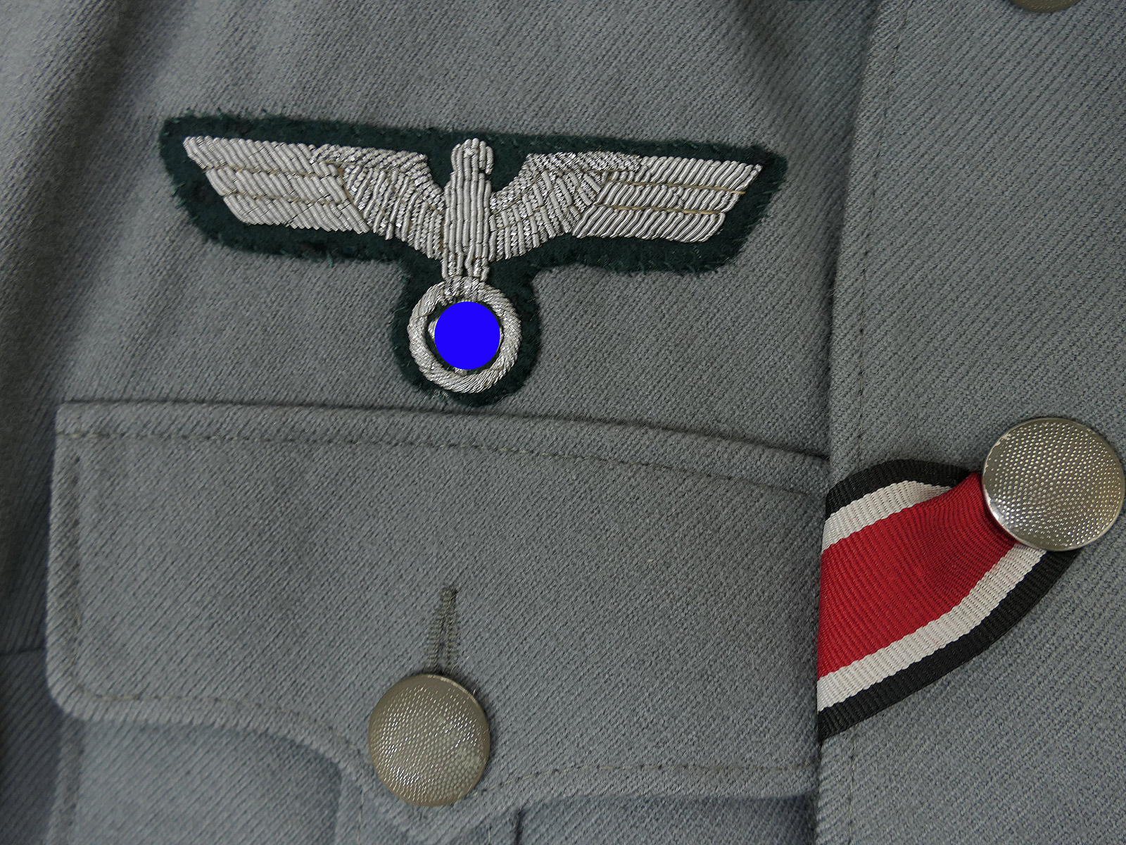 Offiziers Feldbluse Waffenrock INFANTERIE Uniformrock Janke COLLECTION BATTLE WORN