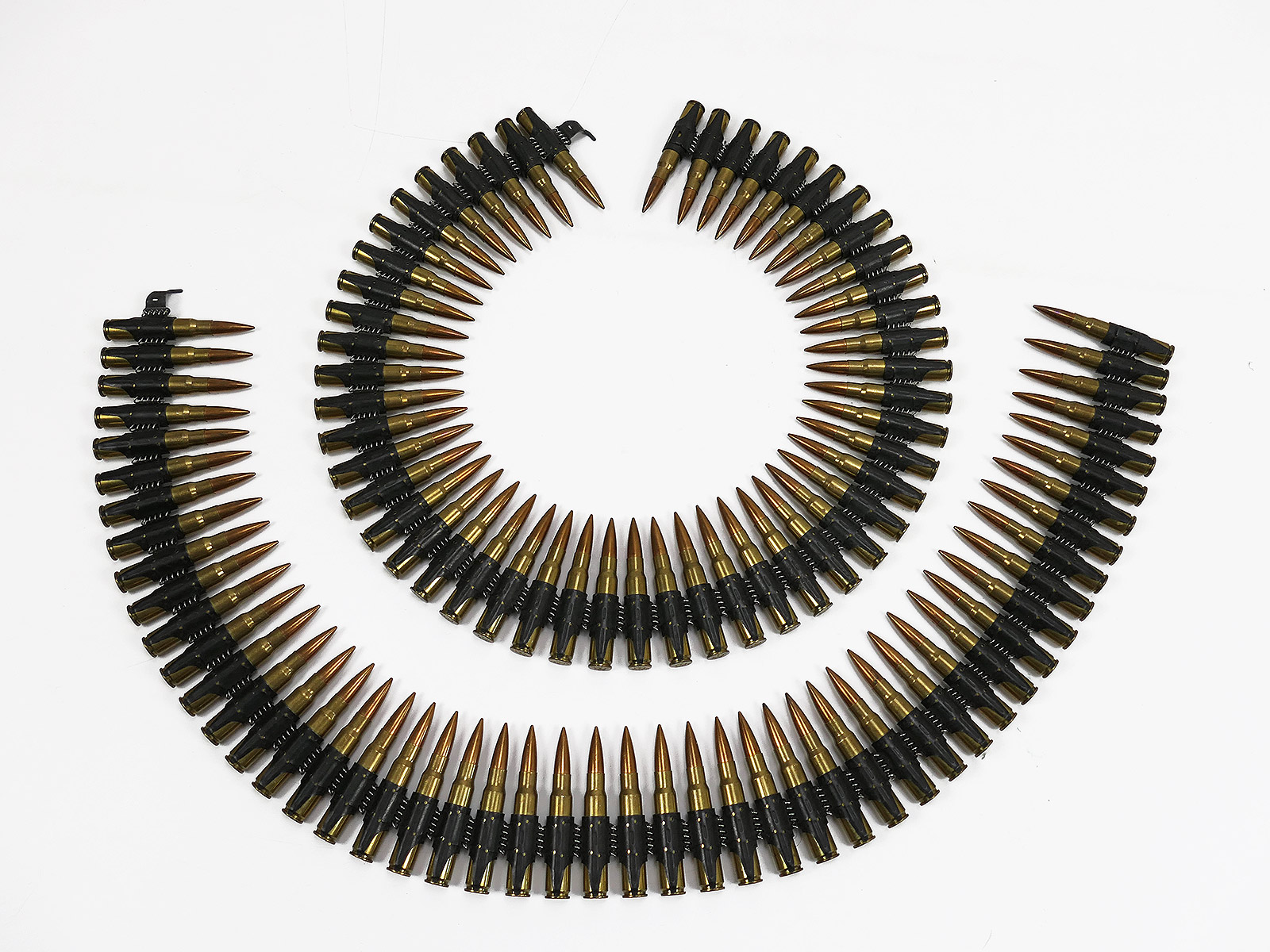 1x Patronengurt / Munitionsgurt 8x57 mit 50x Deko Patronen auf MG Gurt für MG42 oder MG34