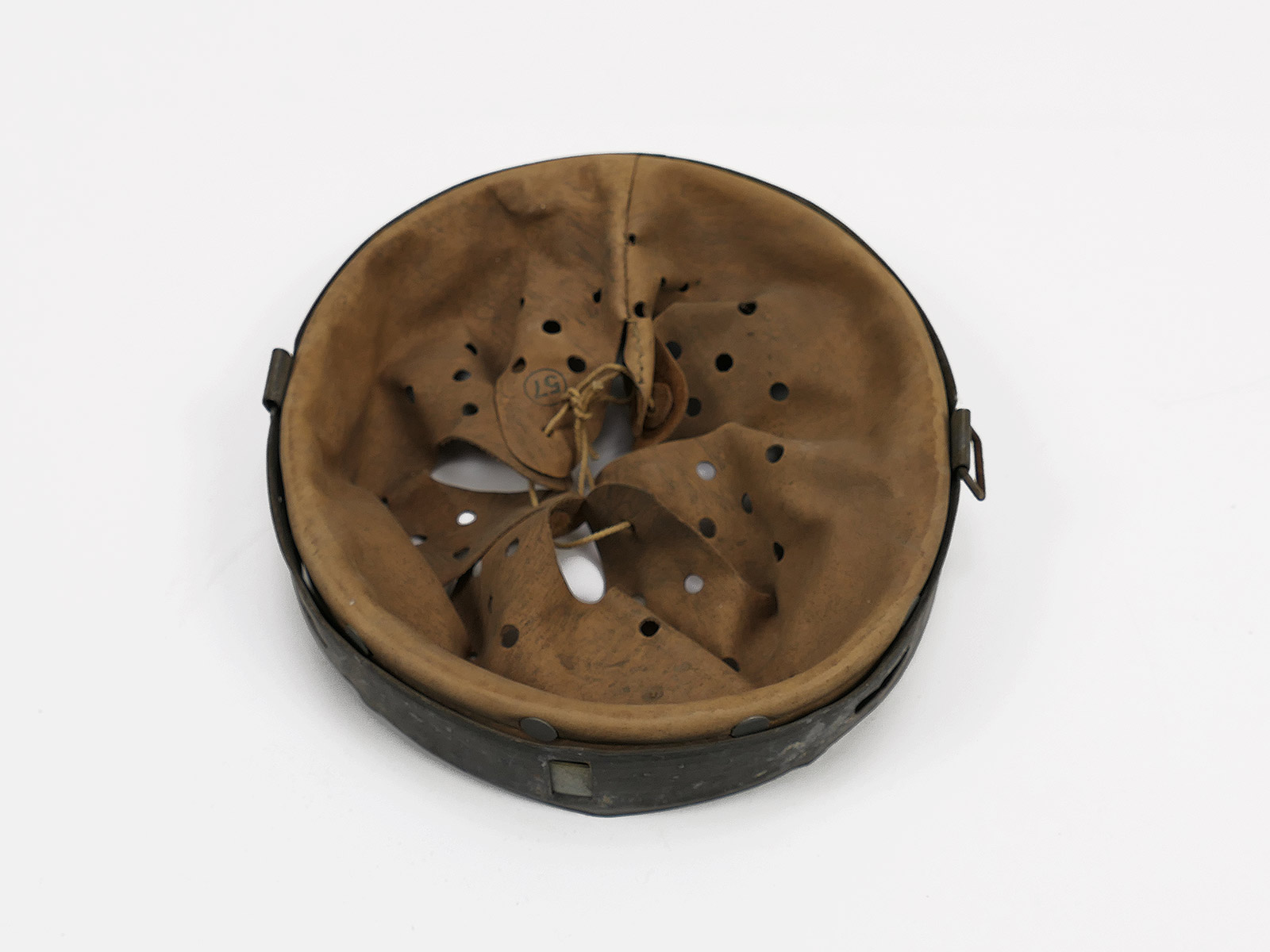 #190/ Wehrmacht Stahlhelm Helmfutter ANTIK M35 M40 M42 (57/64)