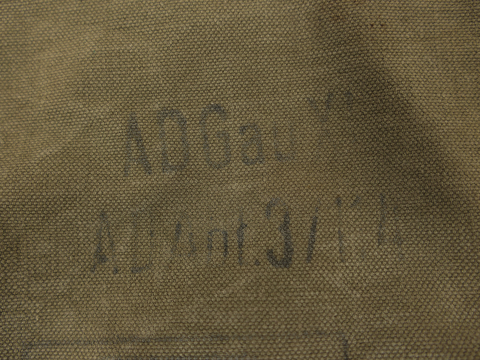 WW2 Original  Brotbeutel RAD 1936 ? Reichsarbeitsdienst mit Namensetikett COLLECTION
