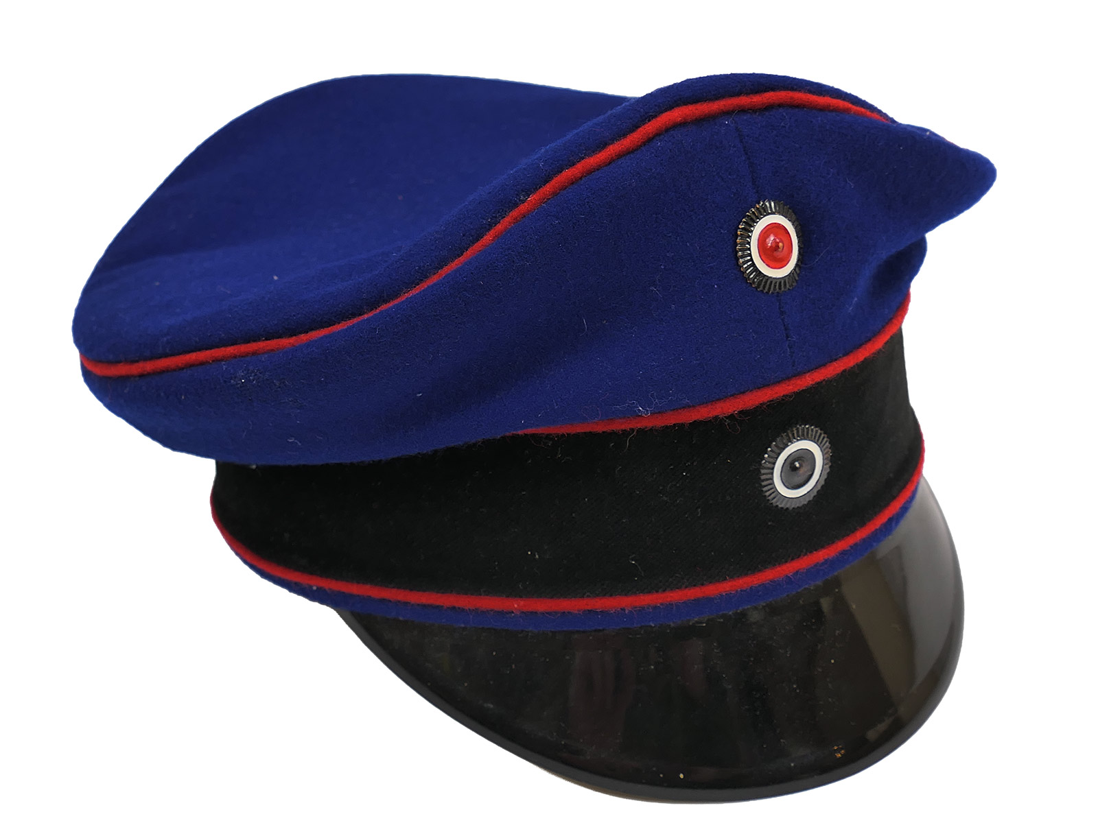 Einzelstück WK1 Preußen Schirmmütze Offizier Artillerie Feldmütze Gr.57 COLLECTION