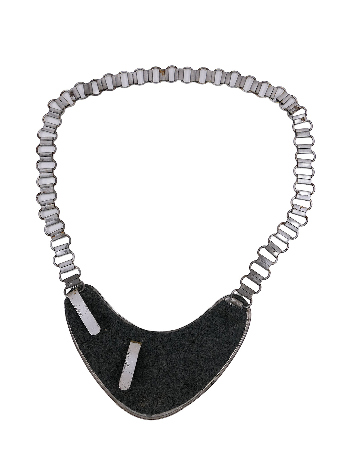 Wehrmacht Ringkragen Feldgendarmerie Kragenschild Heer mit Kette aus Sammlungsauflösung