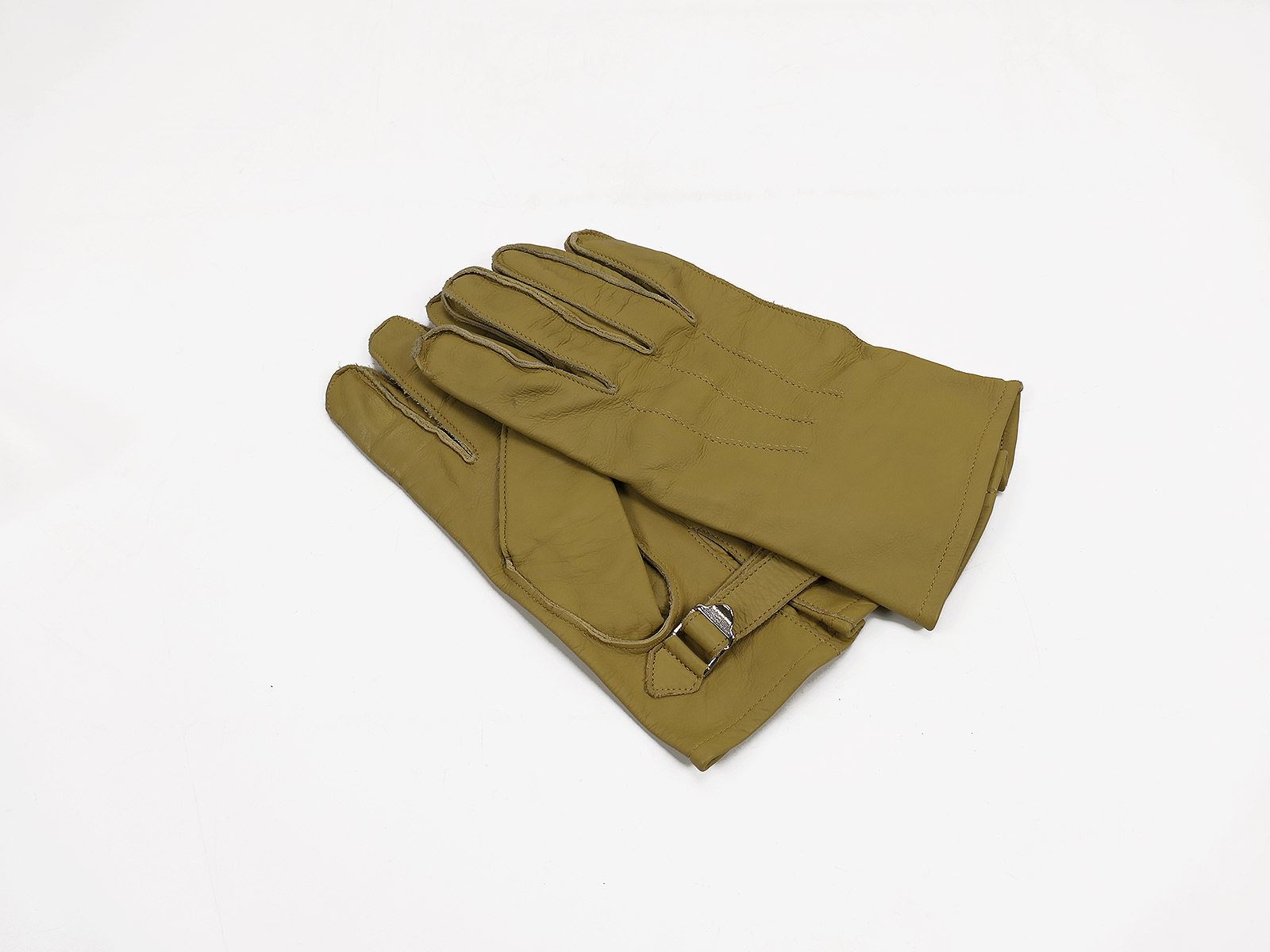 Einzelpaar US WW2 Paratrooper Fallschirmjäger Leder Handschuhe COLLECTION BATTLE WORN