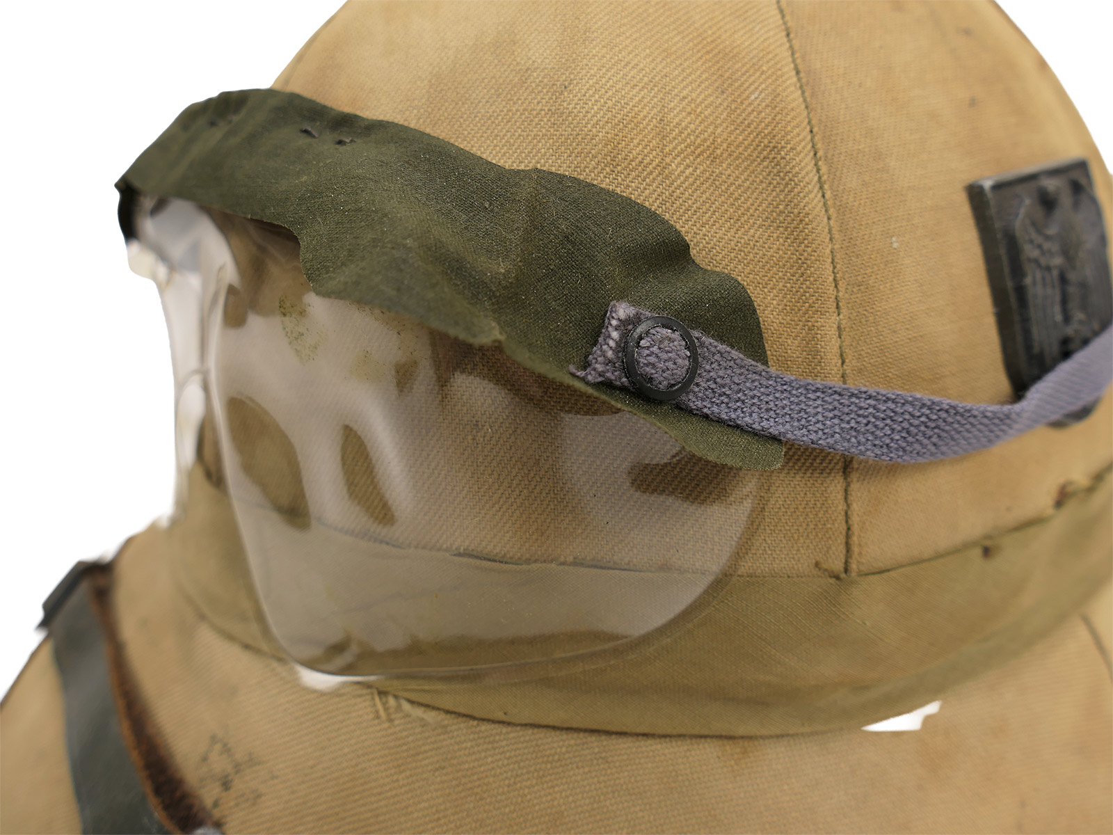 Original Tropenhelm Afrikakorps Carl Halfar Wehrmacht DAK mit Staubschutzbrille COLLECTION