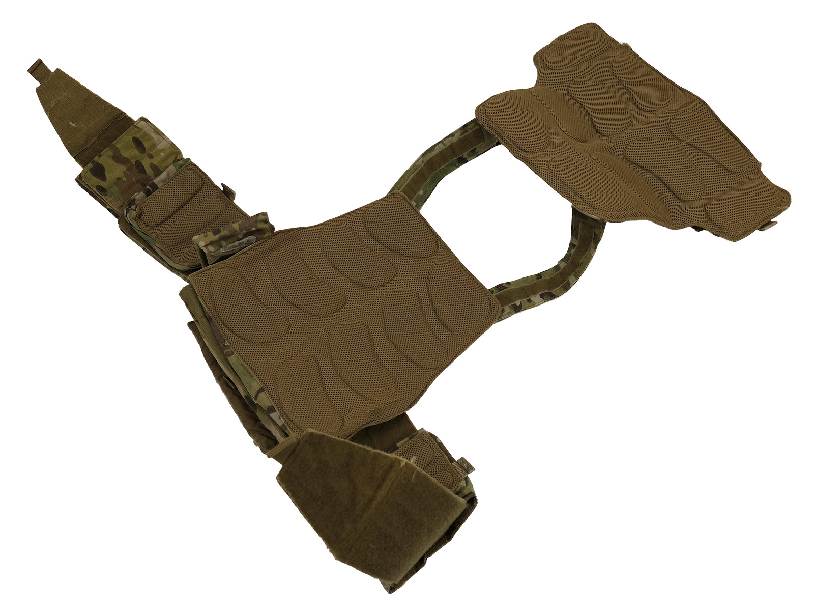 #4/ Dänemark Danish Army MultiCam Plate Carrier Plattenträger Einsatzweste Body Armor Gr. S/M