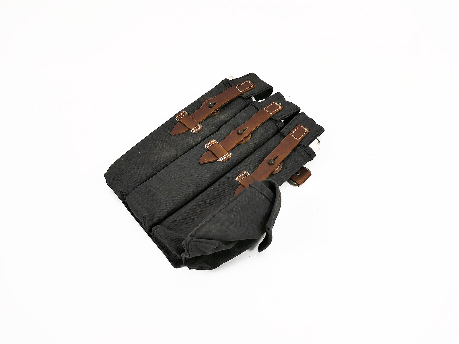 #2 Wehrmacht Luftwaffe MP 38/40 Magazintasche Original Material blaugrau MP38 MP40 