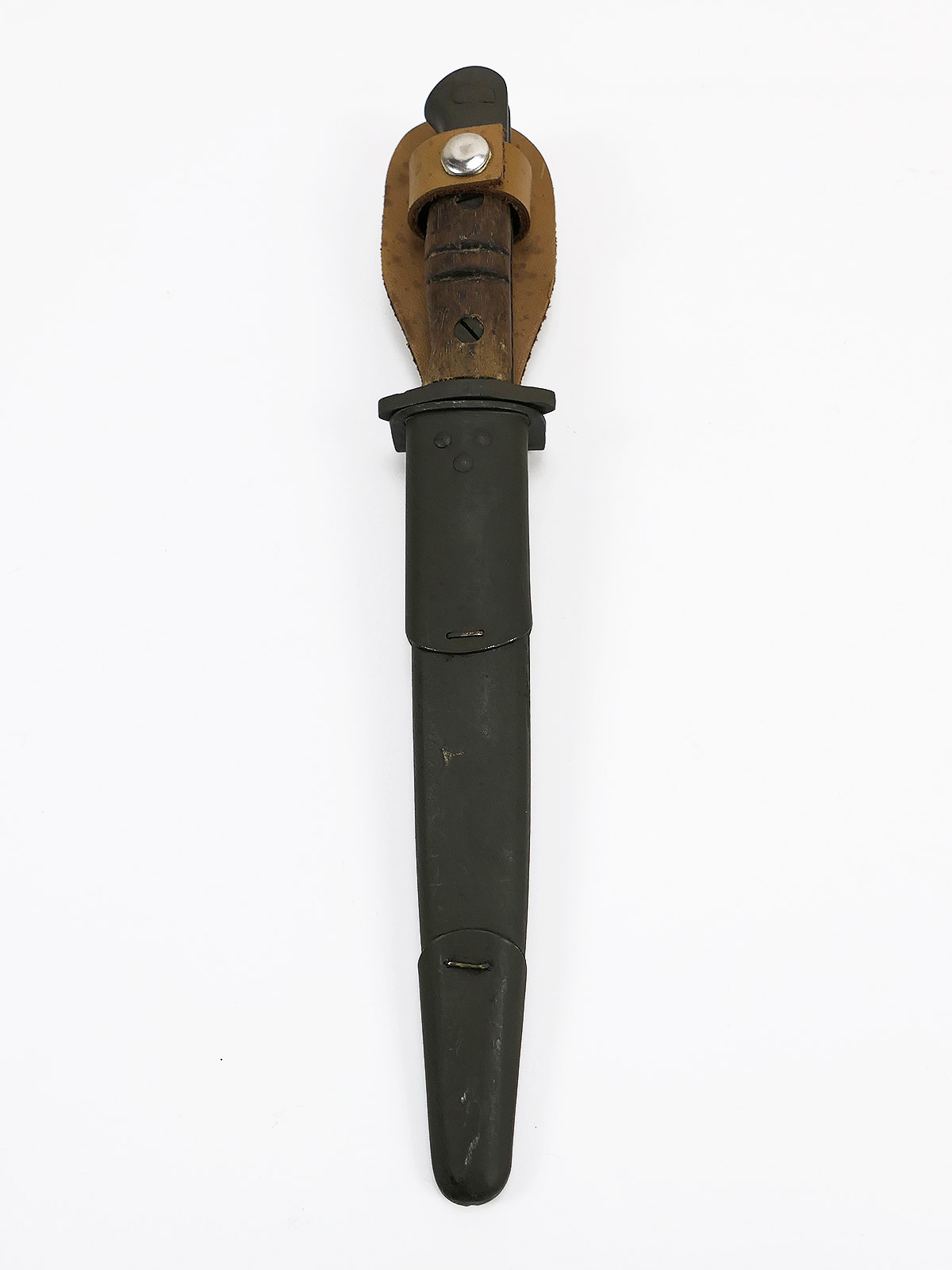 Original WW1 US Pattern Bajonett 1903 Remington 5-17 gekürzte Klinge mit Scheide