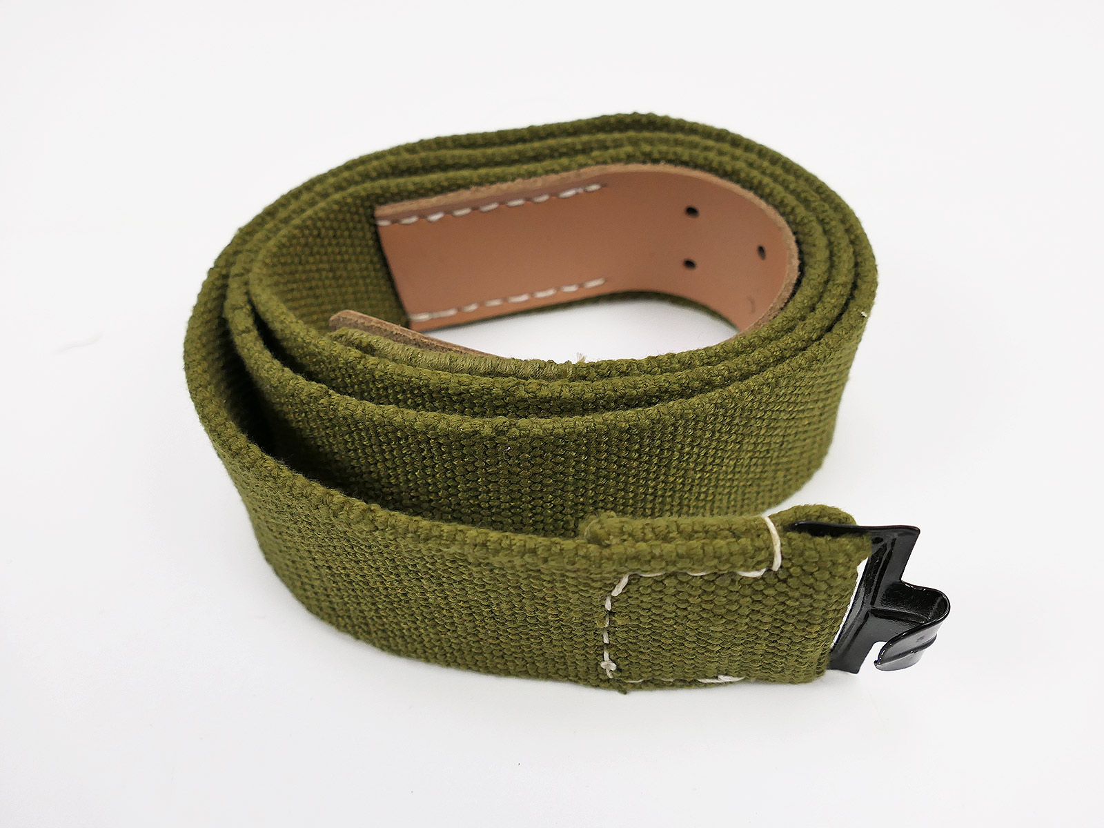P1601641 DAK Afrikakorps Tropen Koppel Heer / Web Koppelriemen Koppel oliv 110er Länge