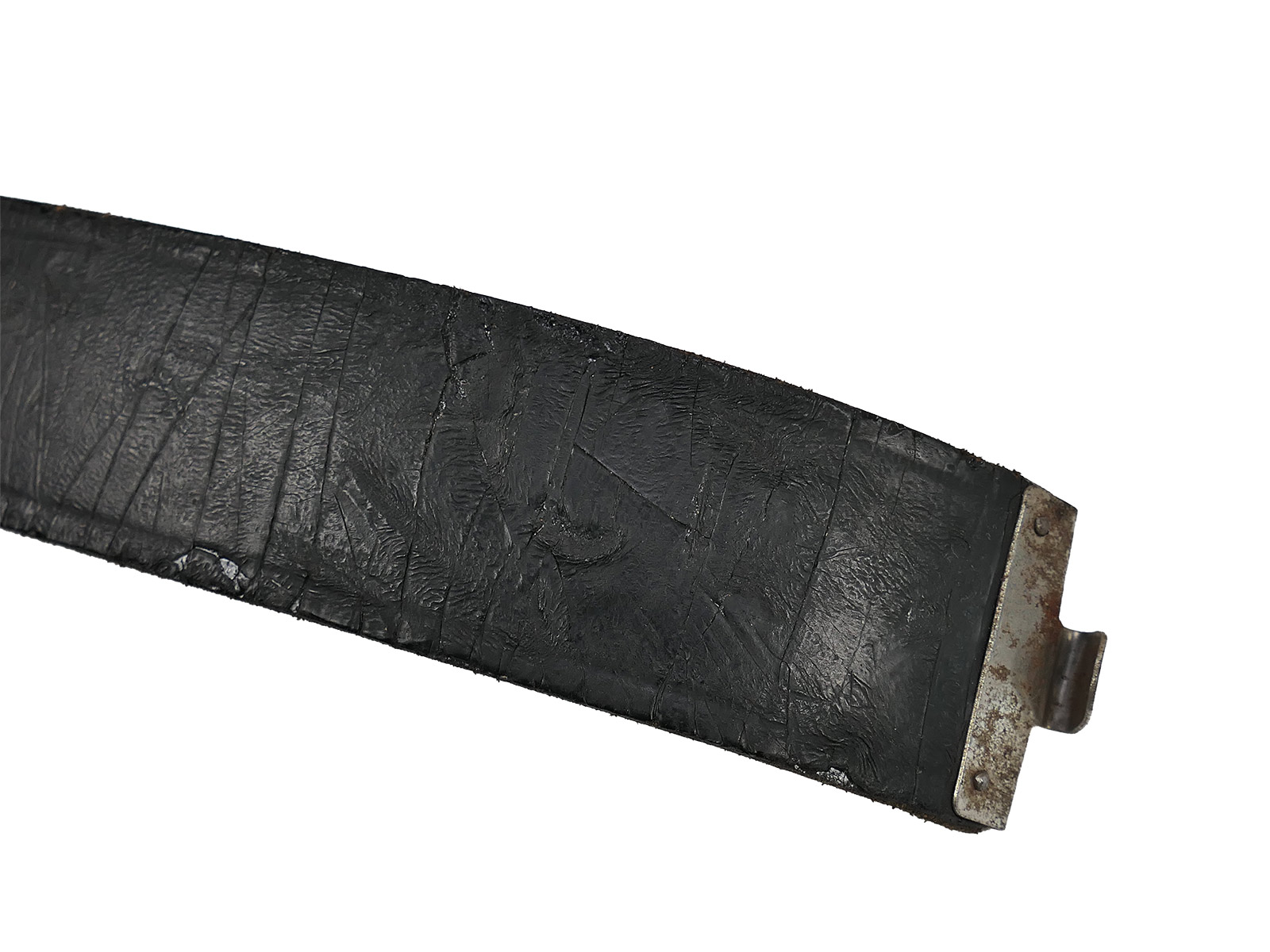 Original Lackleder Koppelriemen Wehrmacht Gesamtlänge 98cm Koppel COLLECTION BATTLE WORN