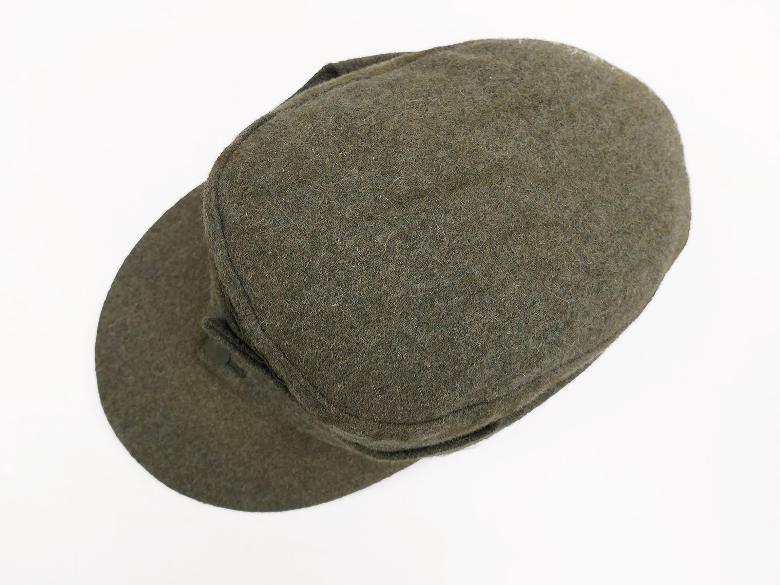 Wehrmacht M43 Feldmütze M1943 mit Trapez Effekten Mützenadler Gr.59/60 BATTLE WORN