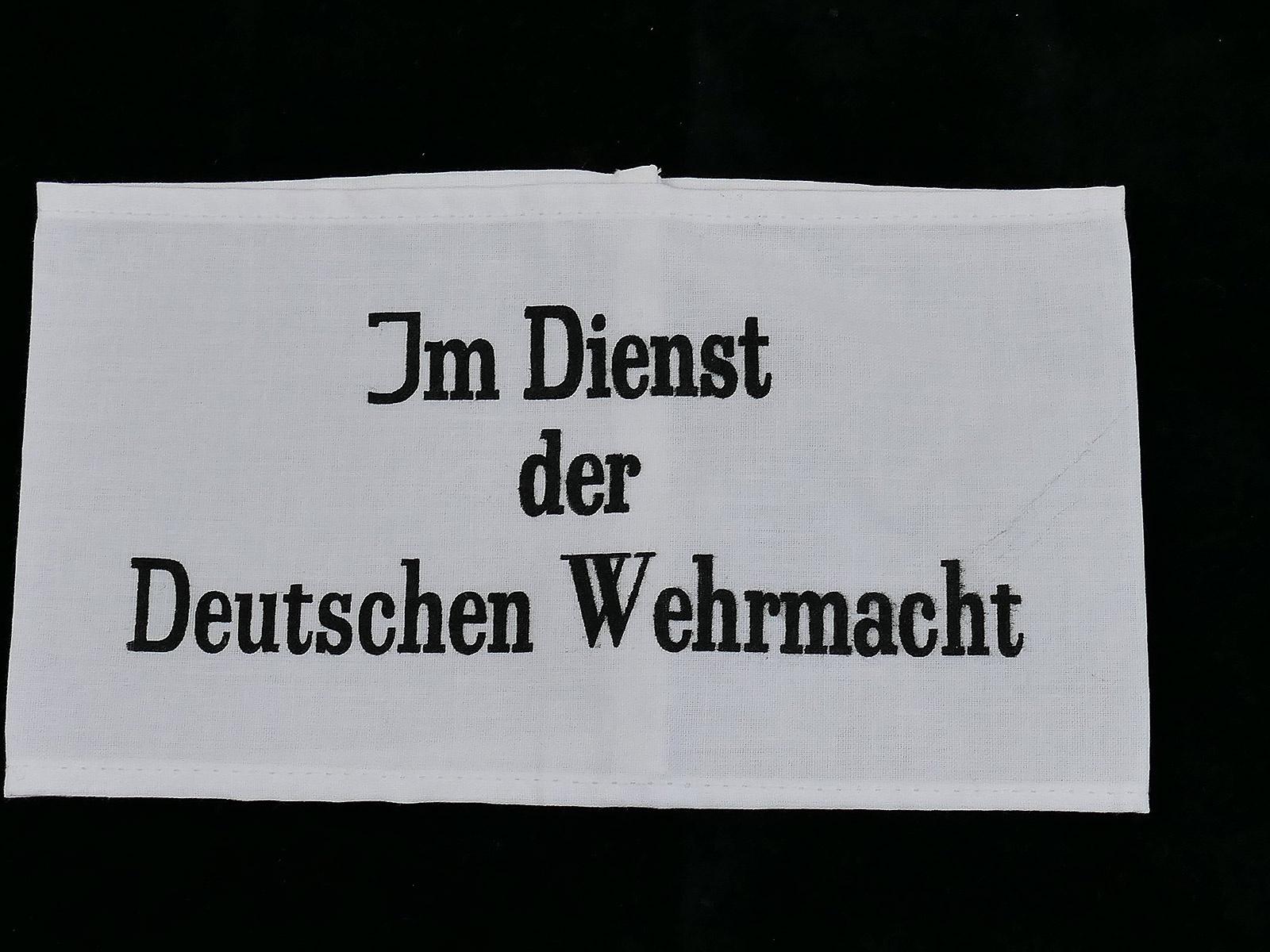 Armbinde WK2  - Im Dienst der Deutschen Wehrmacht