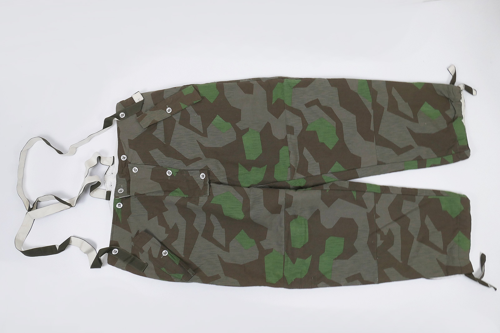 #J Wehrmacht Winterwendehose Wendehose Tarnhose Winterhose Splittertarn weiß Gr.I