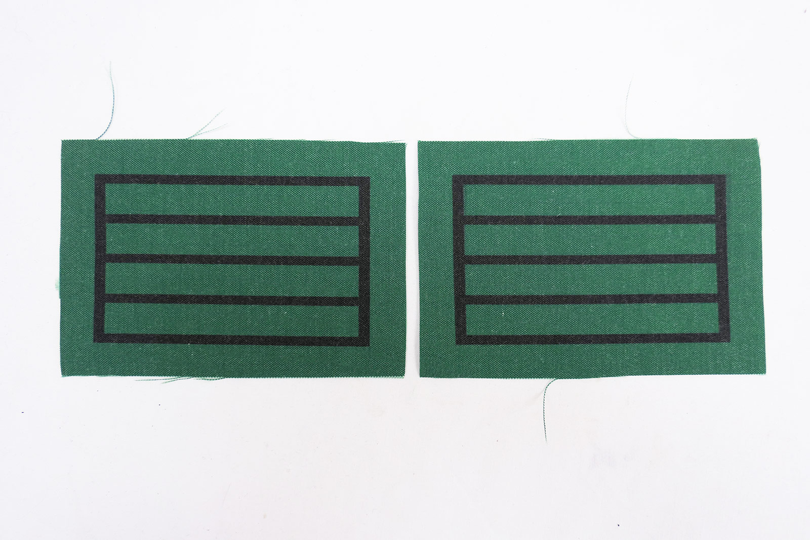 1x Paar WSS Hauptscharführer Standartenoberjunker Dienstgradabzeichen für Tarnuniformen und Sonderbe