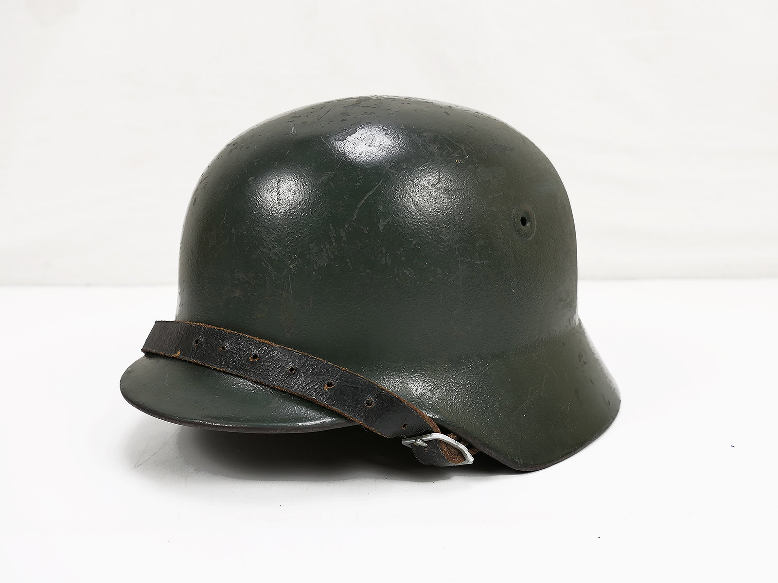 Original BGS Bundesgrenzschutz Stahlhelm mit Helmfutter Gr.55-57 Typ wie M40 Wehrmacht