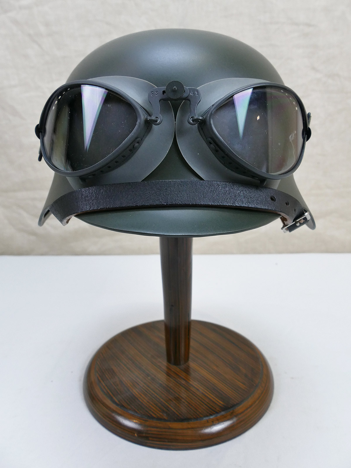 Wehrmacht Kradbrille Kradmelder Brille Fliegerbrille GS 41 in Schachtel