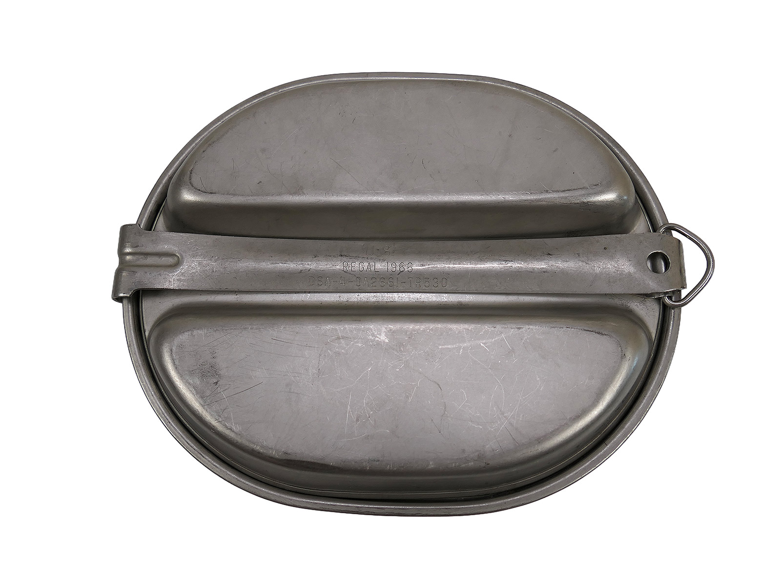 #11/ Original US Army Essgeschirr VIETNAM 60's Kochgeschirr Canteen Regal 1966 COLLECTION BATTLE WORN