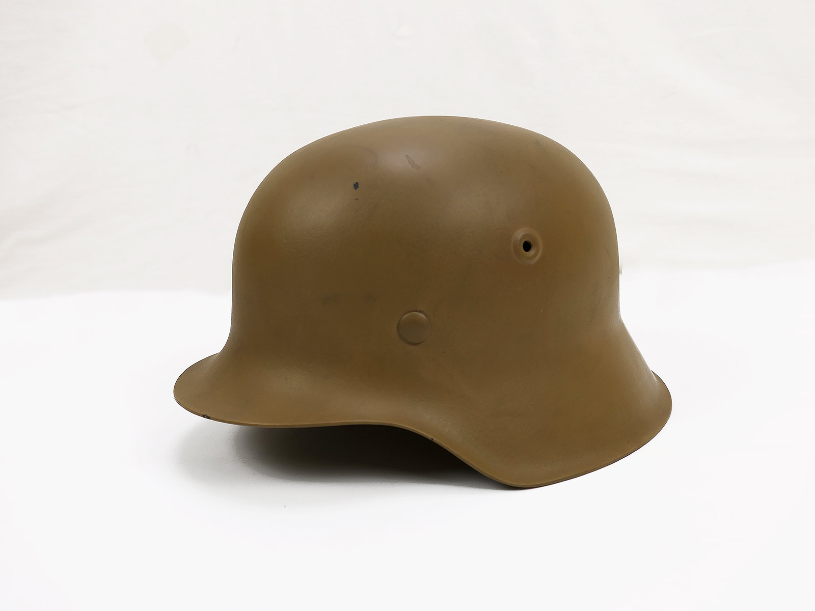 Wehrmacht DAK Tropen Stahlhelm M42 Original Glocke (Q64) mit Antik Helmfutter Gr.57 Tarnhelm