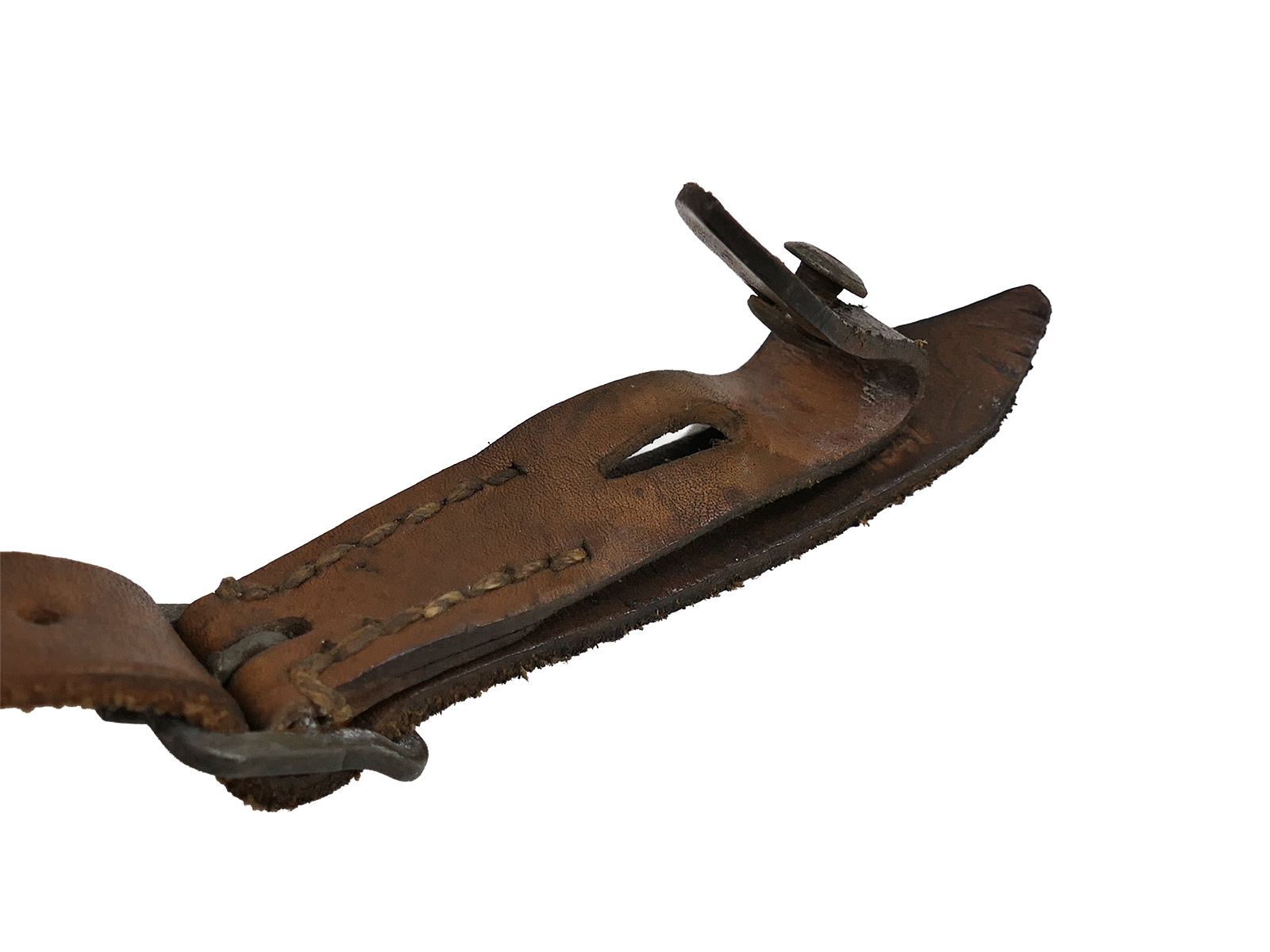 Einzelstück Vintage Kinnriemen Antik für Luftwaffen Stahlhelm Helmfutter M35 M40 M42 COLLECTION
