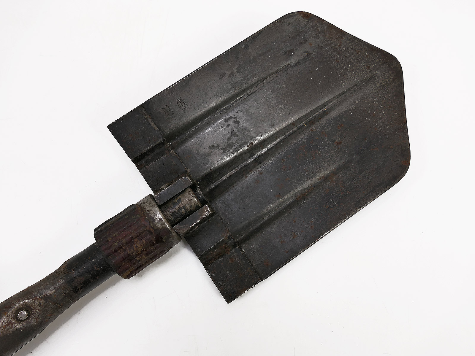 WW2 Wehrmacht Original Klappspaten mit Klappspatentasche 1.Modell Spatentasche COLLECTION