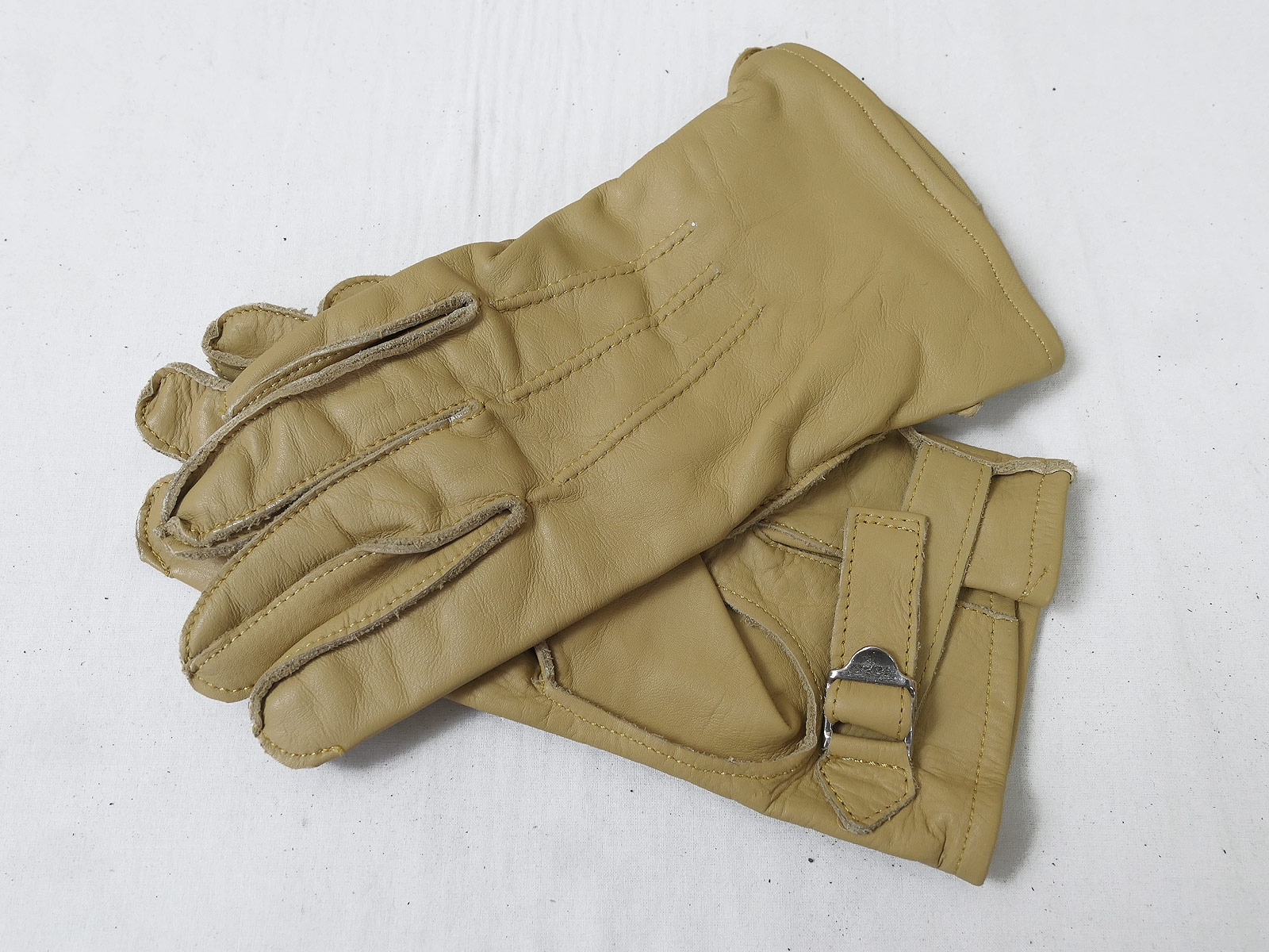 US WW2 Leather Gloves Paratrooper Fallschirmjäger Leder Handschuhe
