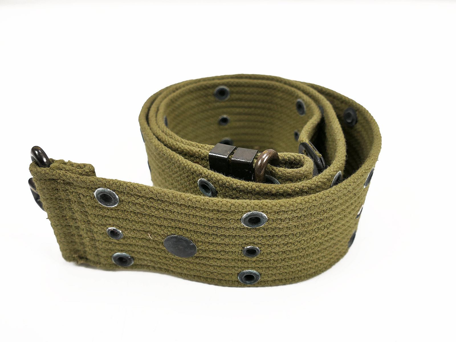 DEPOT #7 Original US ARMY WW2 M-1936 Pistol Belt Lochkoppel Koppel RMCO 1941