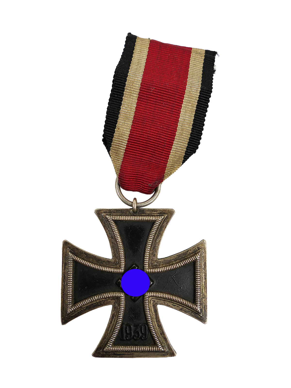 Original WK2 Eisernes Kreuz 2.Klasse 1939 / 1813 EK2 am Band 