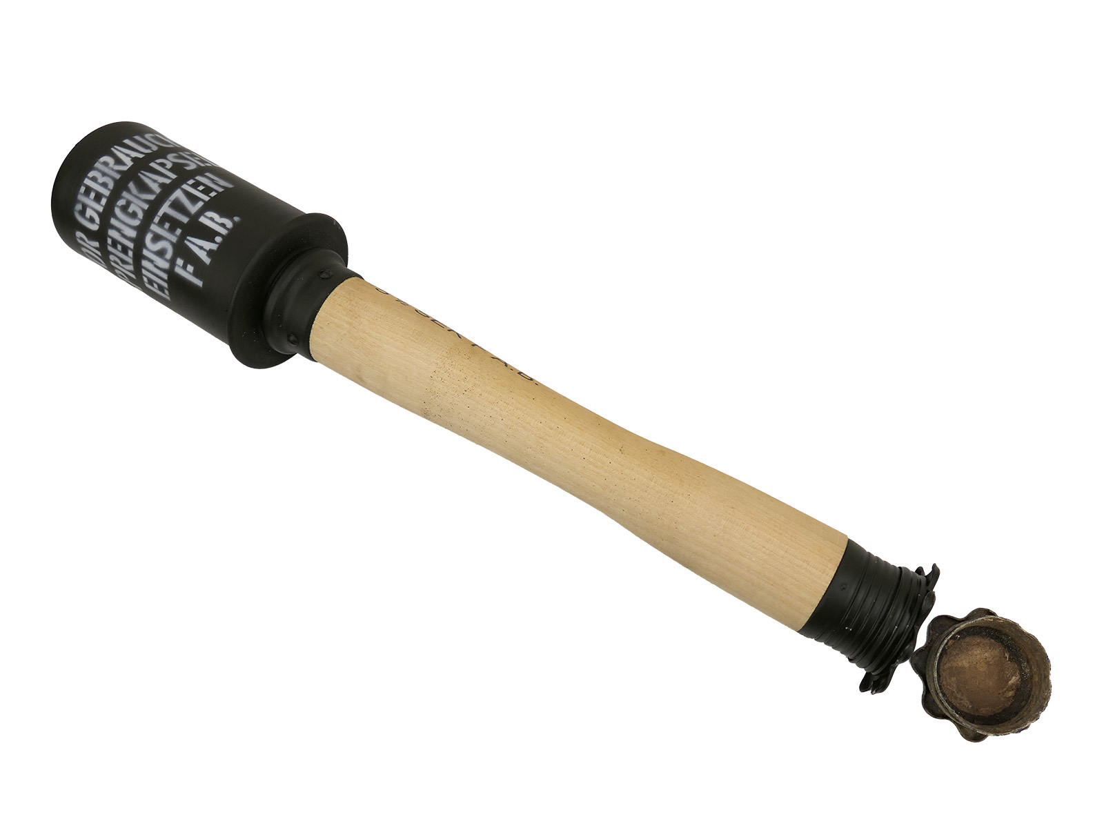 WK1 M17 Deko Stielhandgranate Handgranate Stielgranate zerlegbar - Holz / Metall