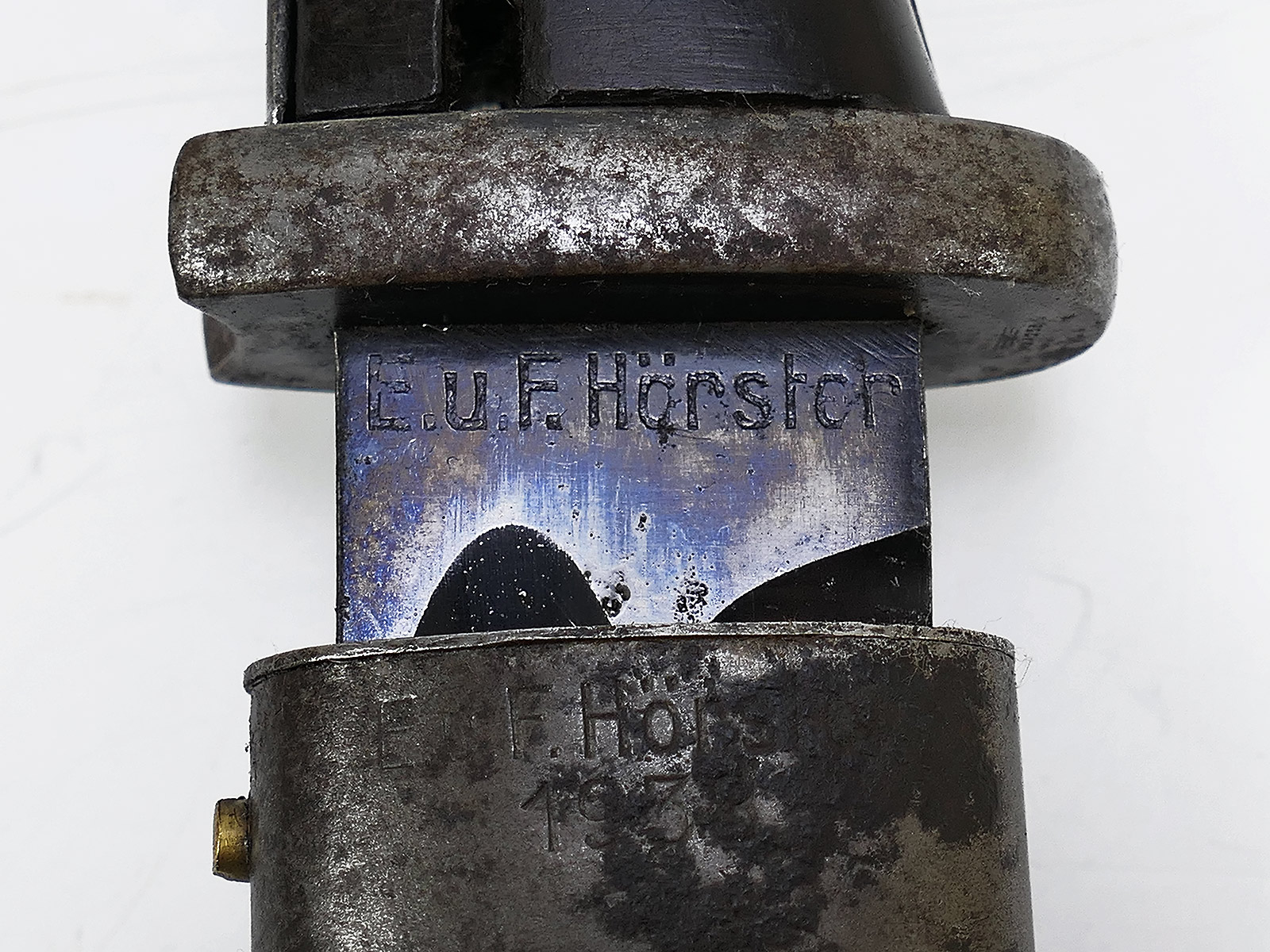 Wehrmacht Bajonett M84/98 K98 / Seitengewehr NUMMERNGLEICH Hörster 1938 BATTLE WORN