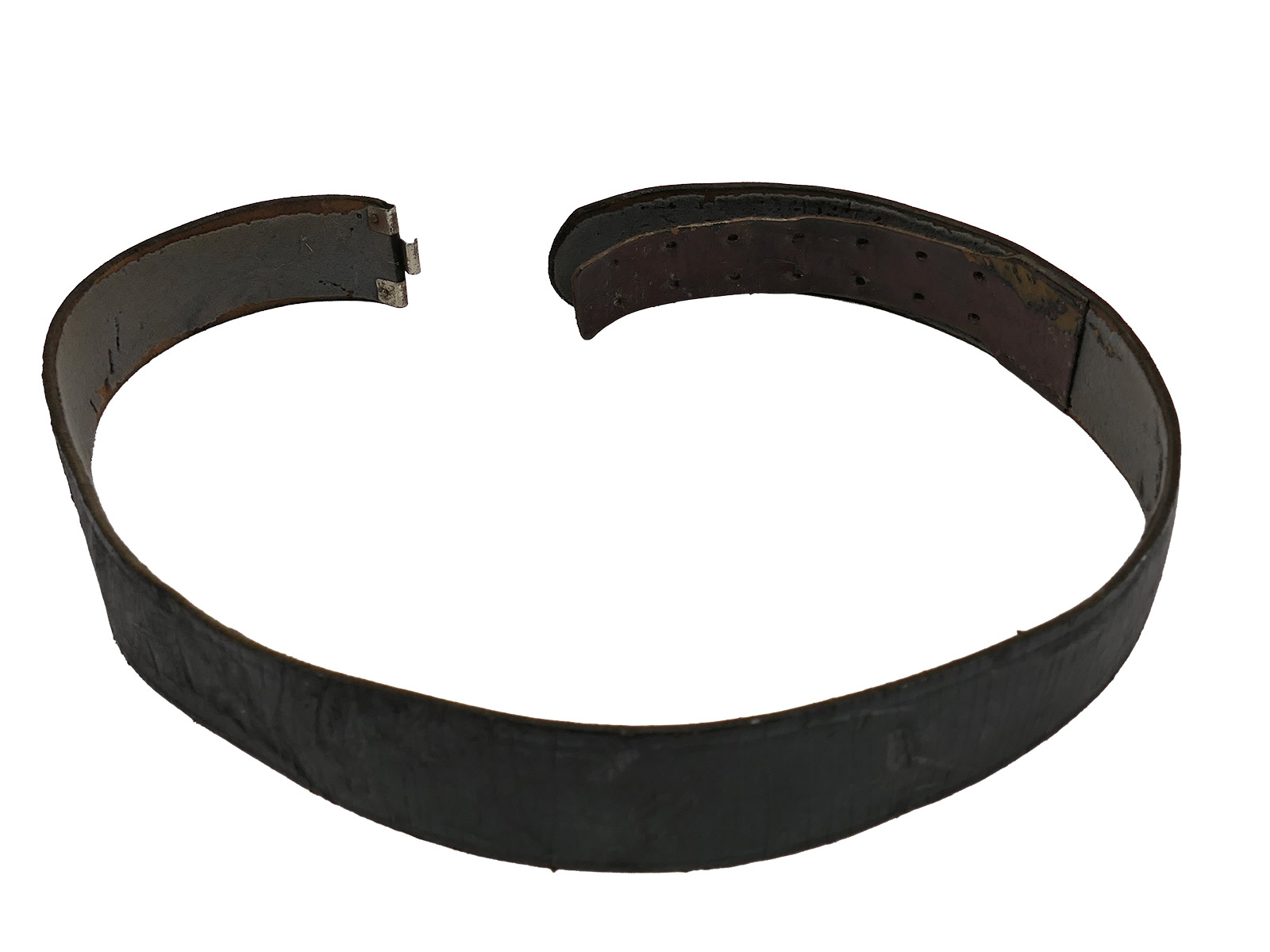 Original Lackleder Koppelriemen Wehrmacht Gesamtlänge 98cm Koppel COLLECTION BATTLE WORN