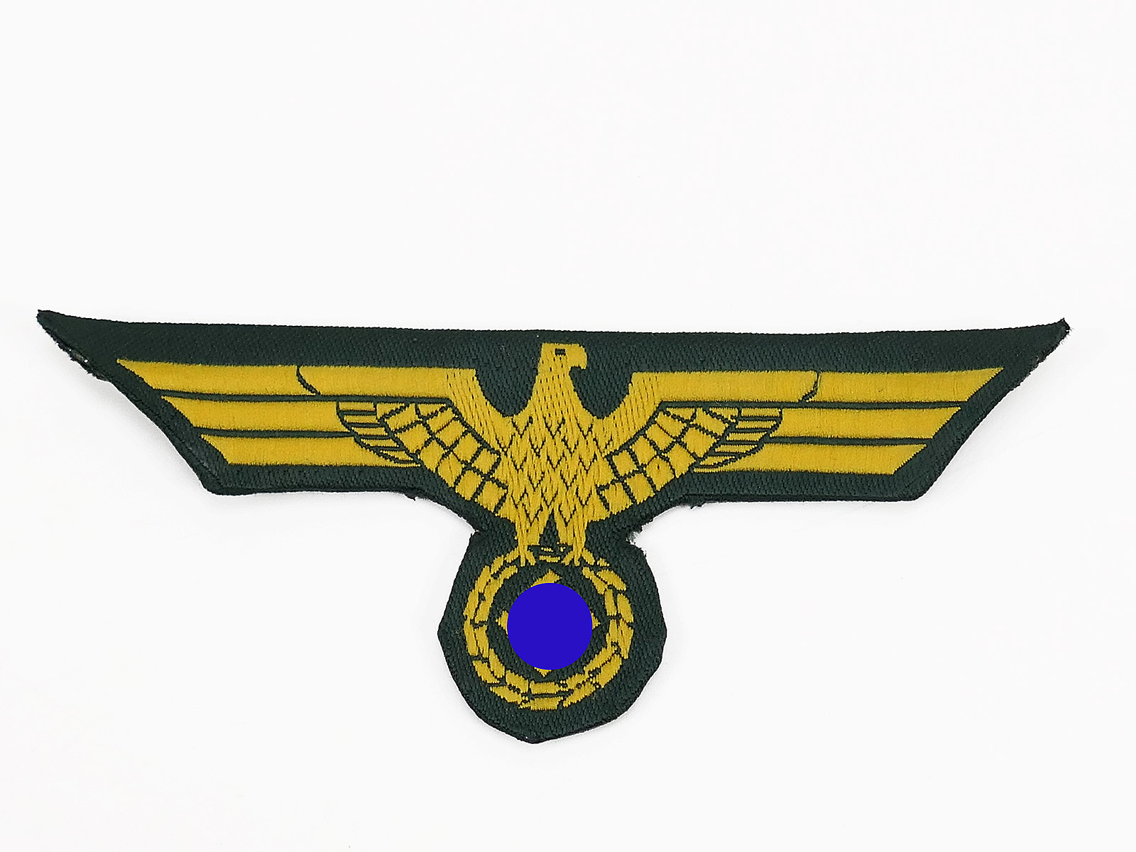 P1557386 Bevo Brustadler für Küstenartillerie Kriegsmarine UV neutral, ausgeschnitten u. gefaltet